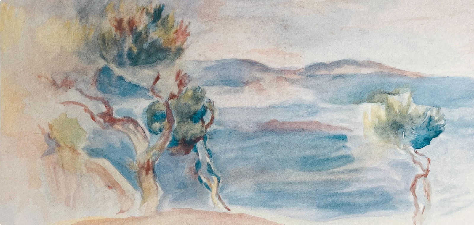 Lithograph - Pierre-Auguste Renoir - Composition - Seize Aquarelles et Sanguines de Renoir - 2
