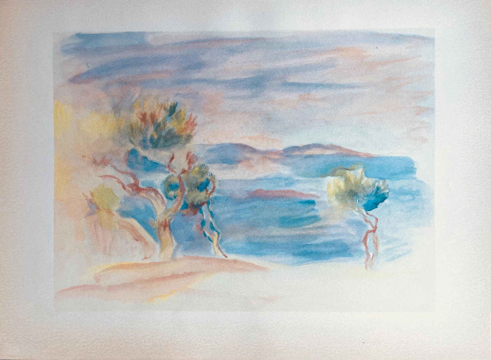 Lithograph - Pierre-Auguste Renoir - Composition - Seize Aquarelles et Sanguines de Renoir - 5
