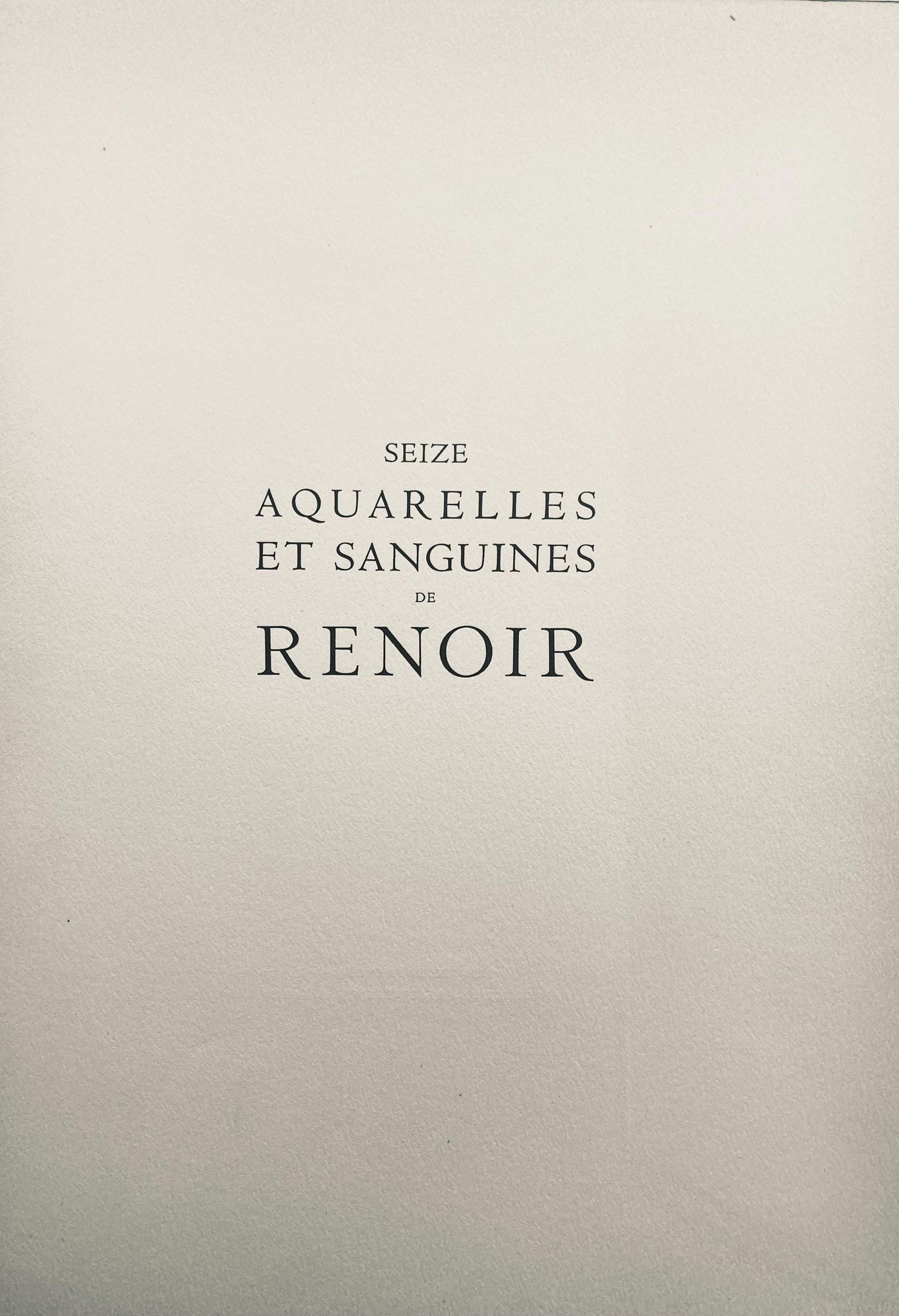 Lithograph - Pierre-Auguste Renoir - Composition - Seize Aquarelles et Sanguines de Renoir - 6