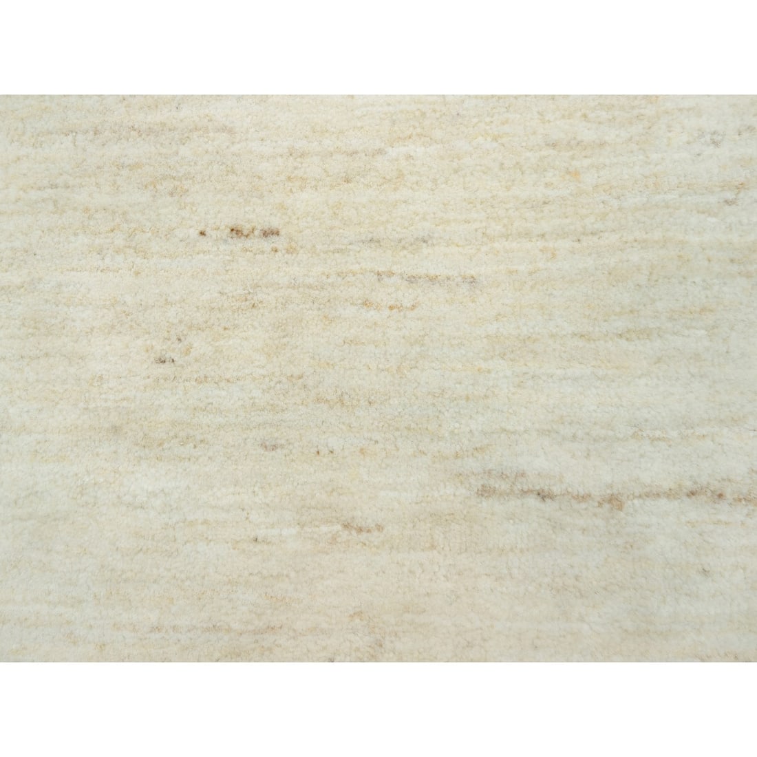 Rug 2'x3' White Denser Weave Wool Soft Touch Hand Knotted Runner Oriental - 5