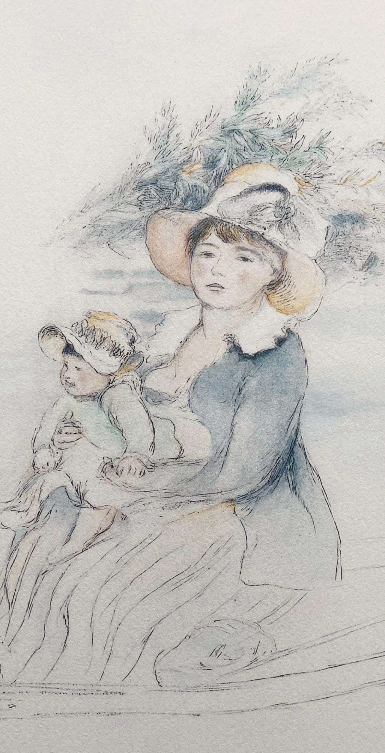 Lithograph - Pierre-Auguste Renoir - Composition - Seize Aquarelles et Sanguines de Renoir - 2