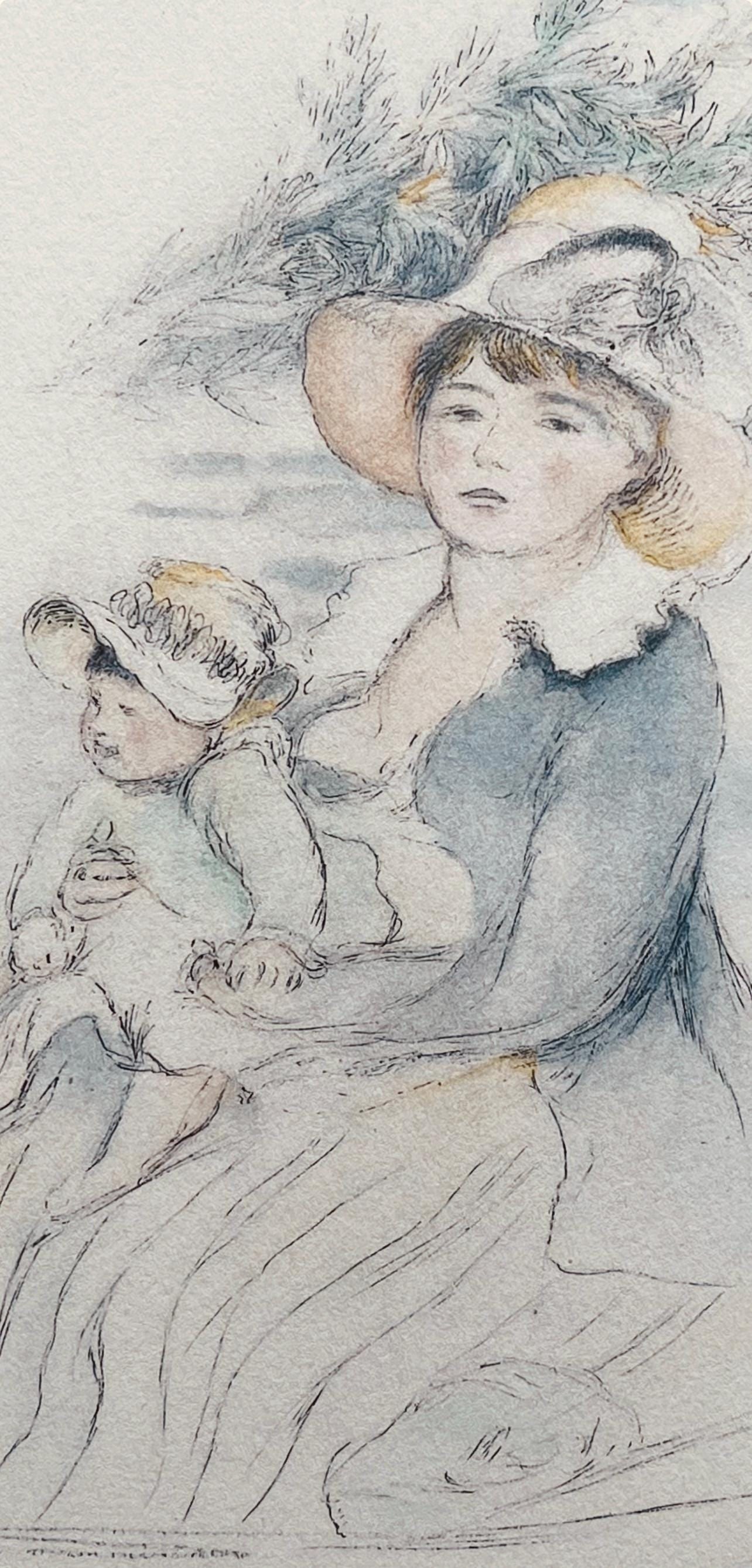 Lithograph - Pierre-Auguste Renoir - Composition - Seize Aquarelles et Sanguines de Renoir - 3