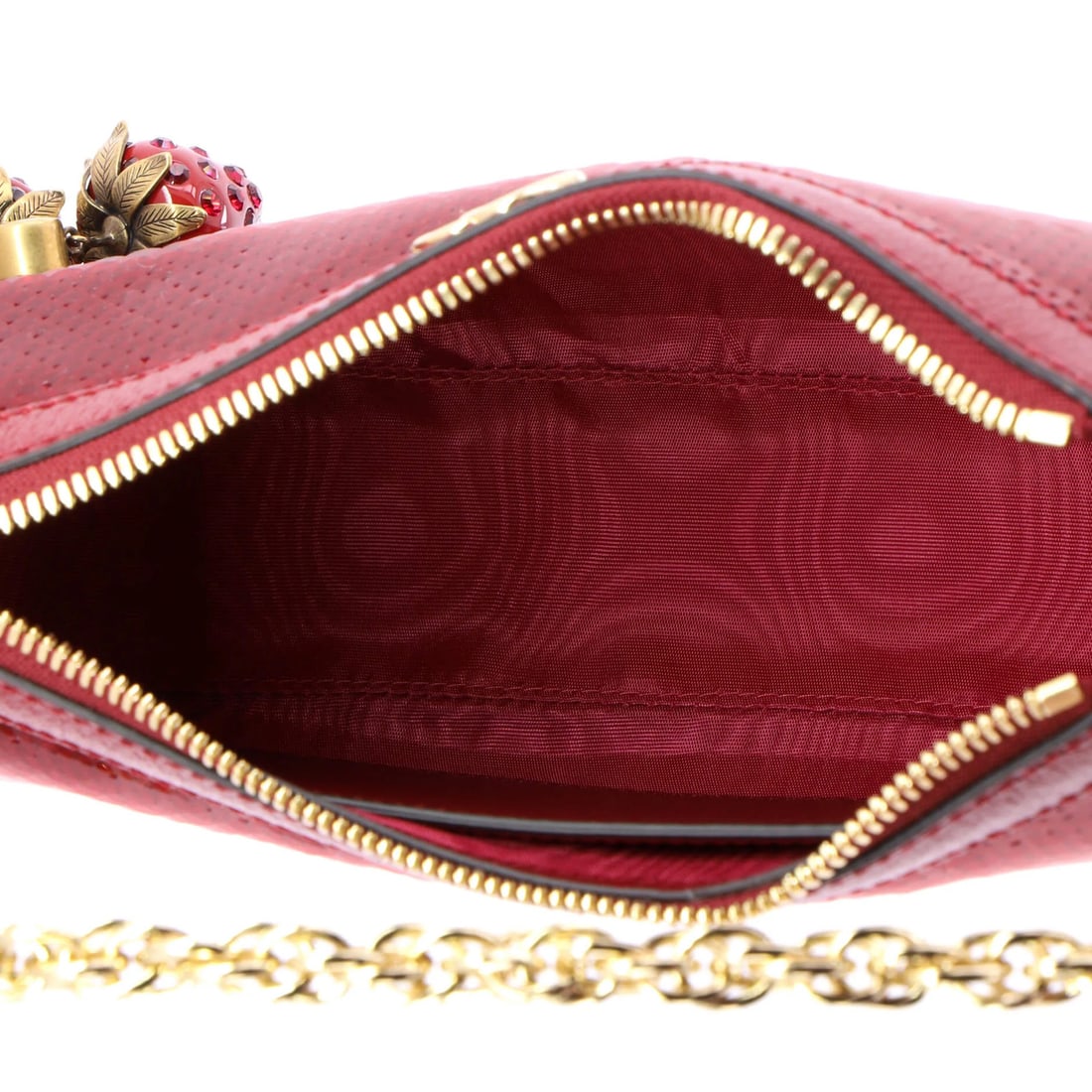 Small Gucci Strawberry Ophidia Shoulder Bag Sequins - 5