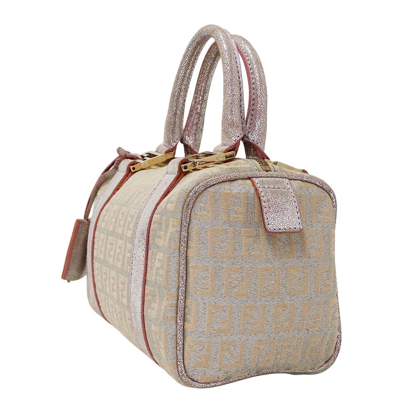 Canvas Fendi Handbag - 4