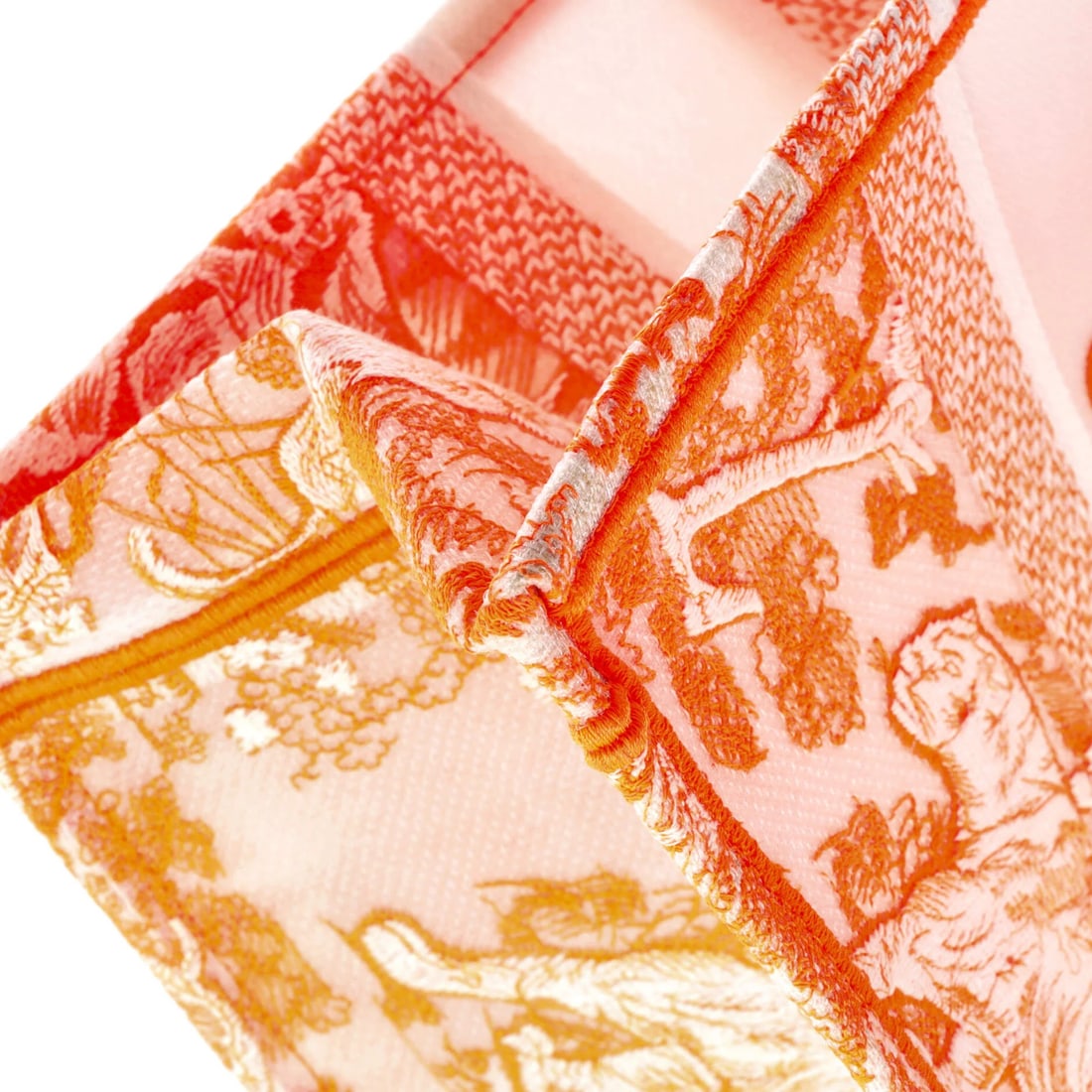 Medium Christian Dior Book Tote Embroidered Canvas - 6