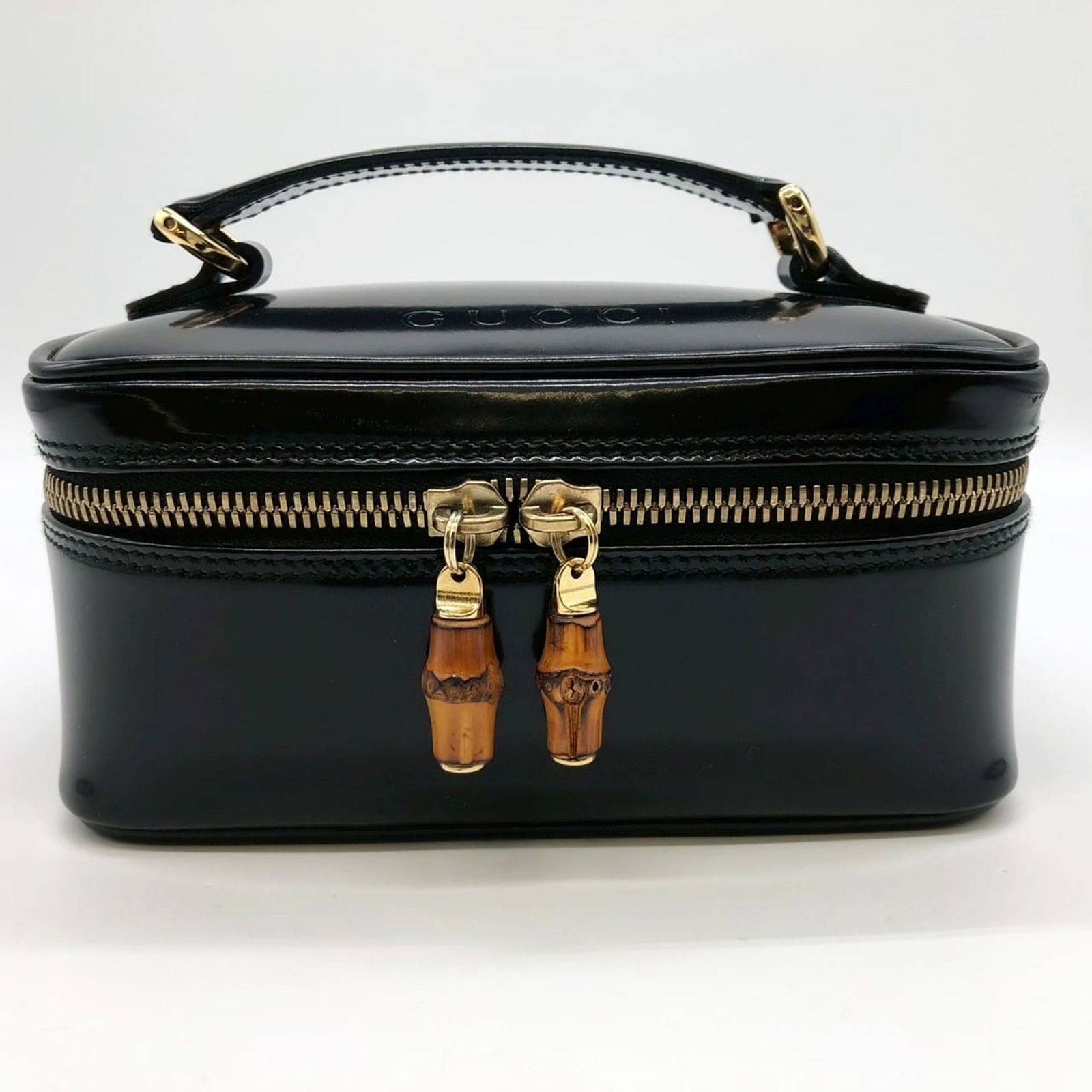 Leather Gucci Handbag Patent - 2