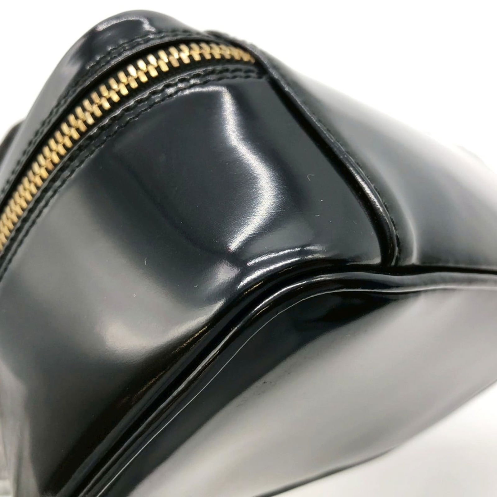 Leather Gucci Handbag Patent - 9