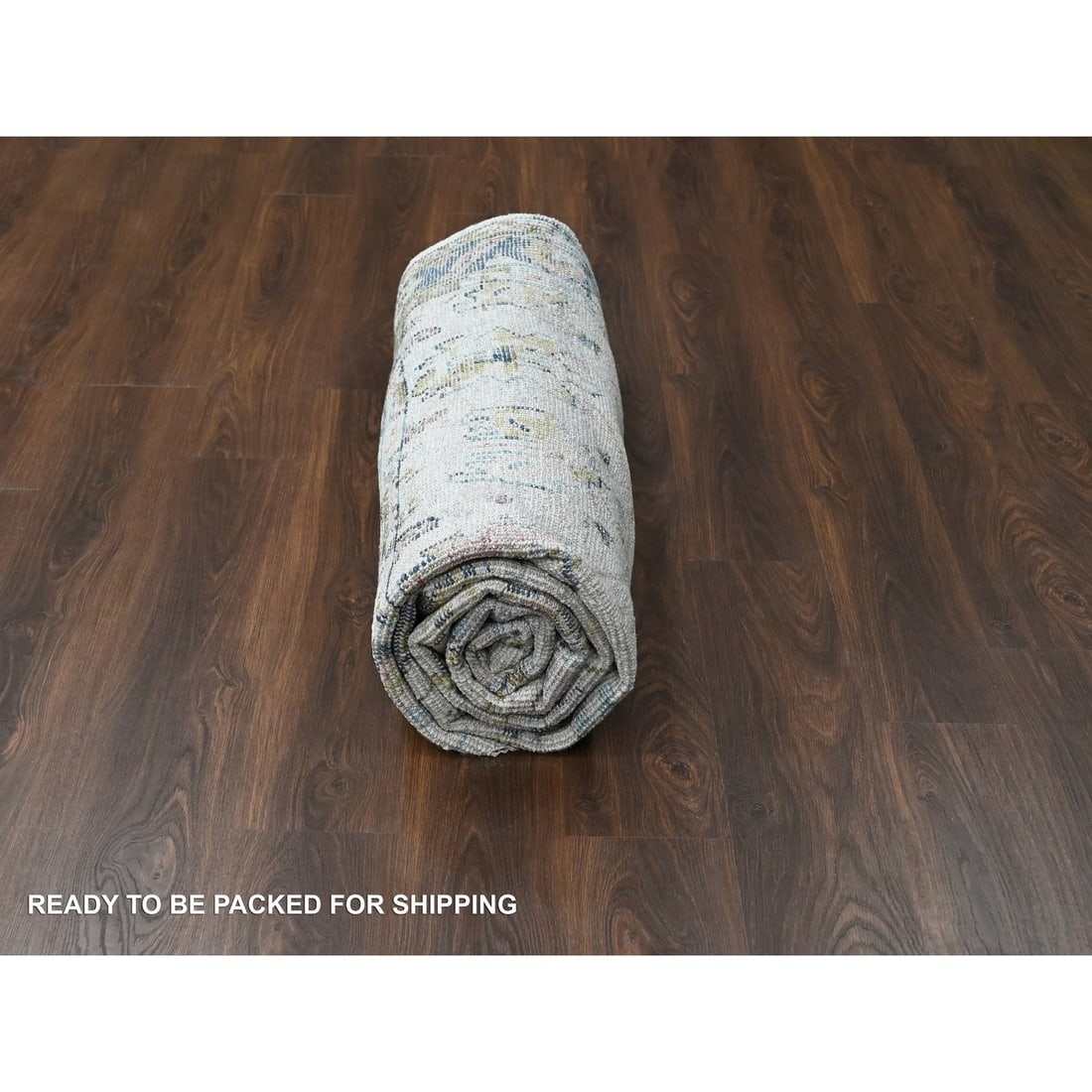 Rug 7'10"x9'10"Ivory Hand Knotted Wool Natural Dyes Mahal Design Oriental - 10