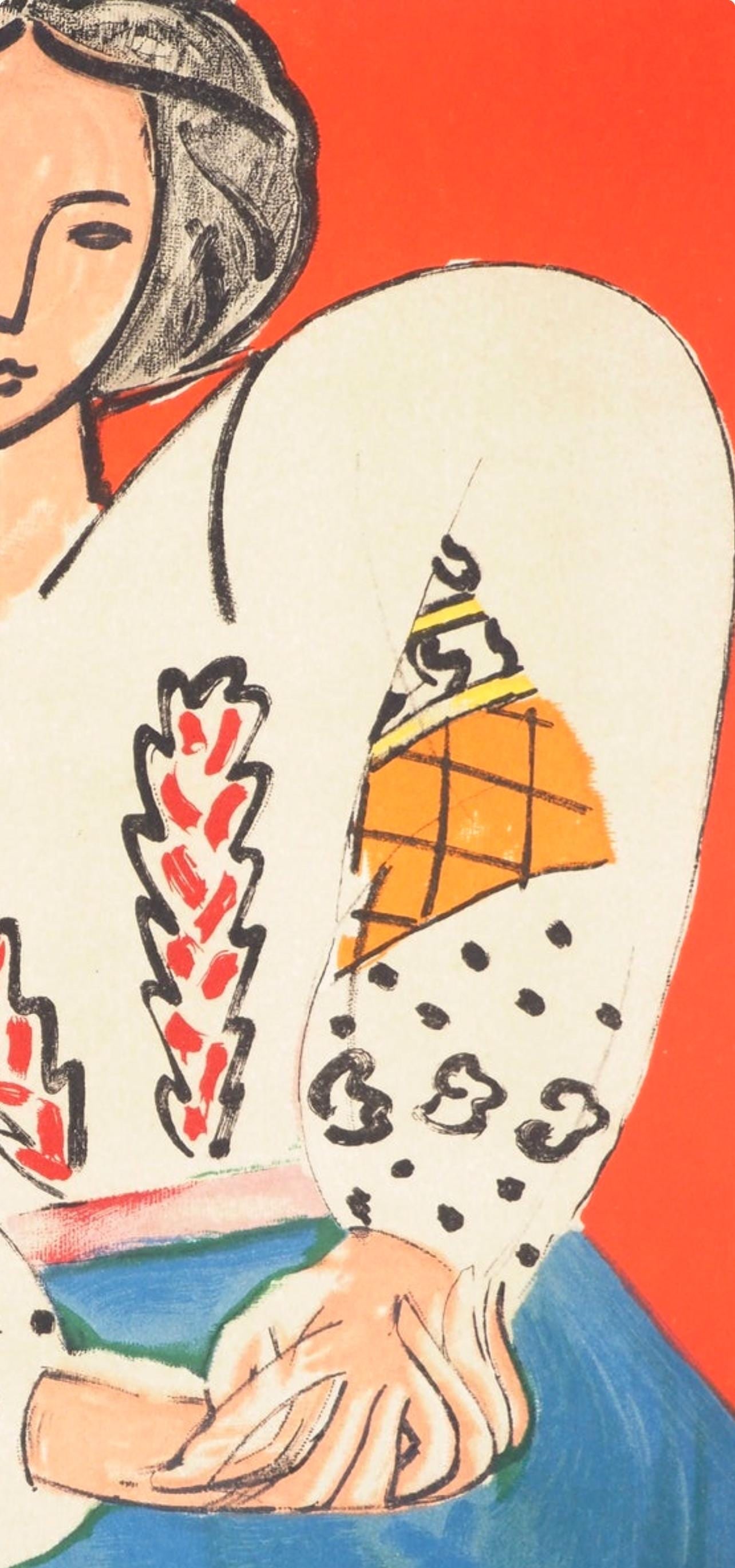 Lithograph - Henri Matisse - Madame M.P. - Portraits par Henri Matisse - 3