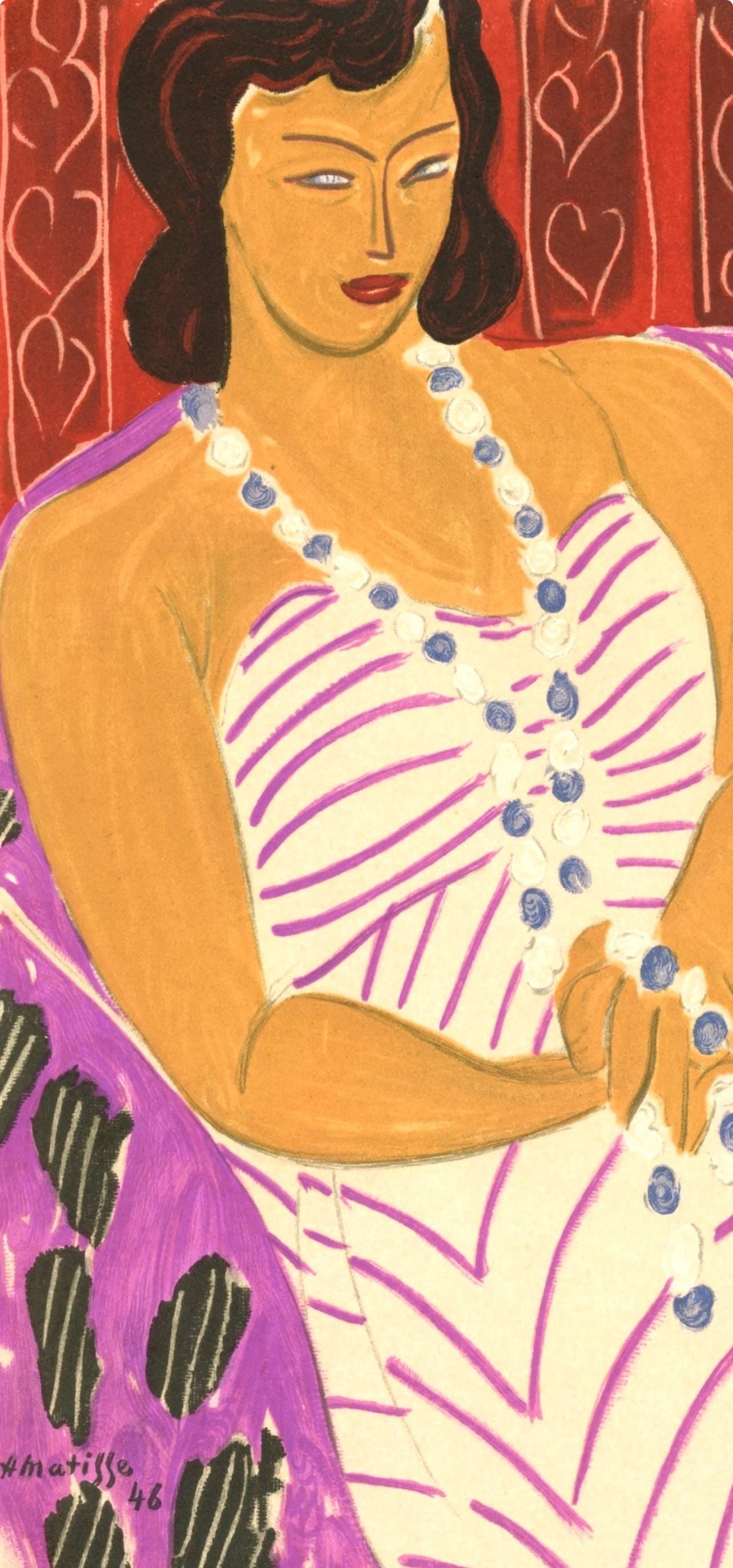 Lithograph - Henri Matisse - Madame F.H. - Portraits par Henri Matisse - 2