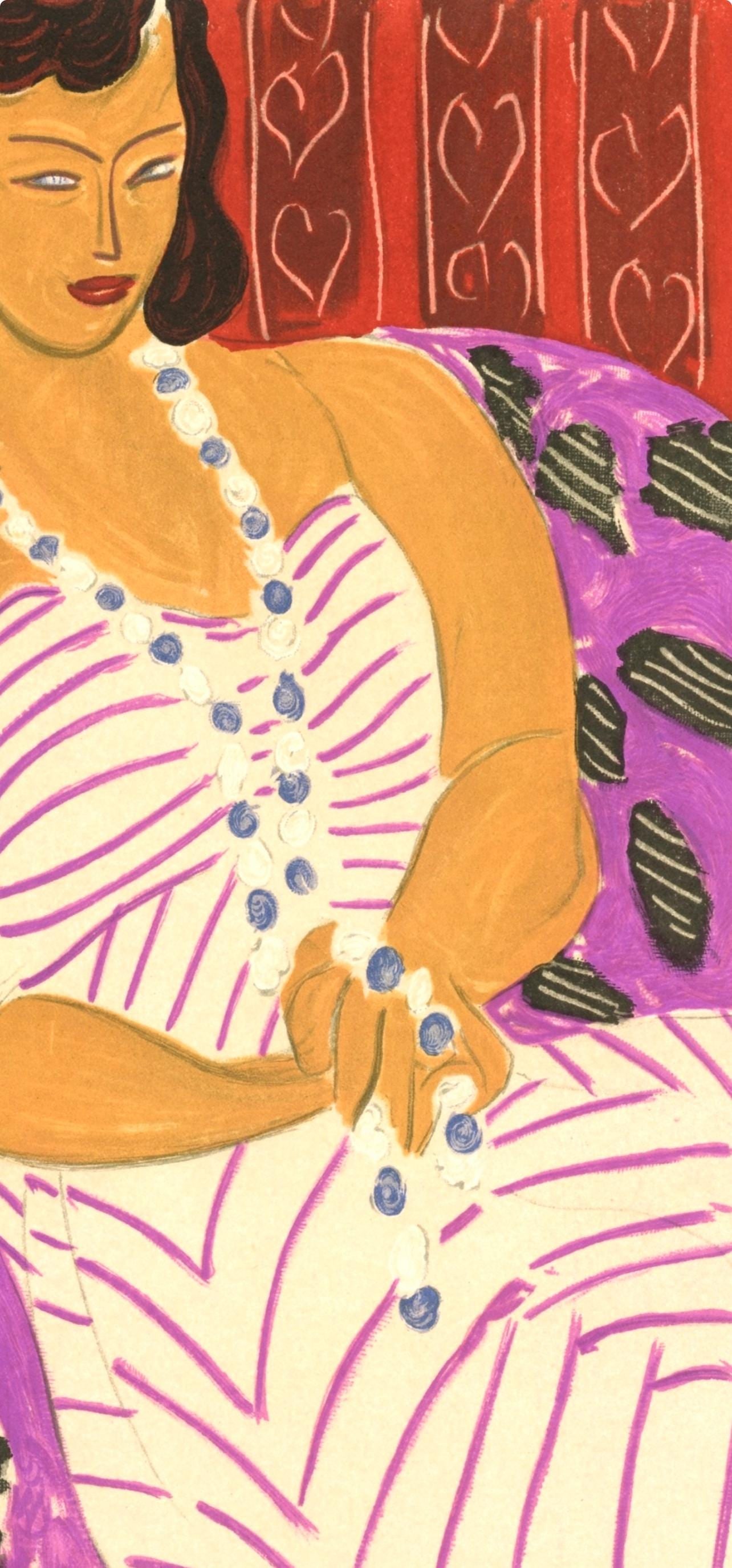 Lithograph - Henri Matisse - Madame F.H. - Portraits par Henri Matisse - 4