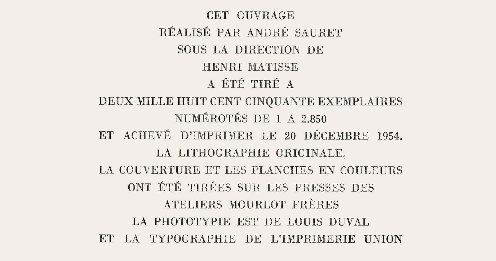 Lithograph - Henri Matisse - Madame F.H. - Portraits par Henri Matisse - 8