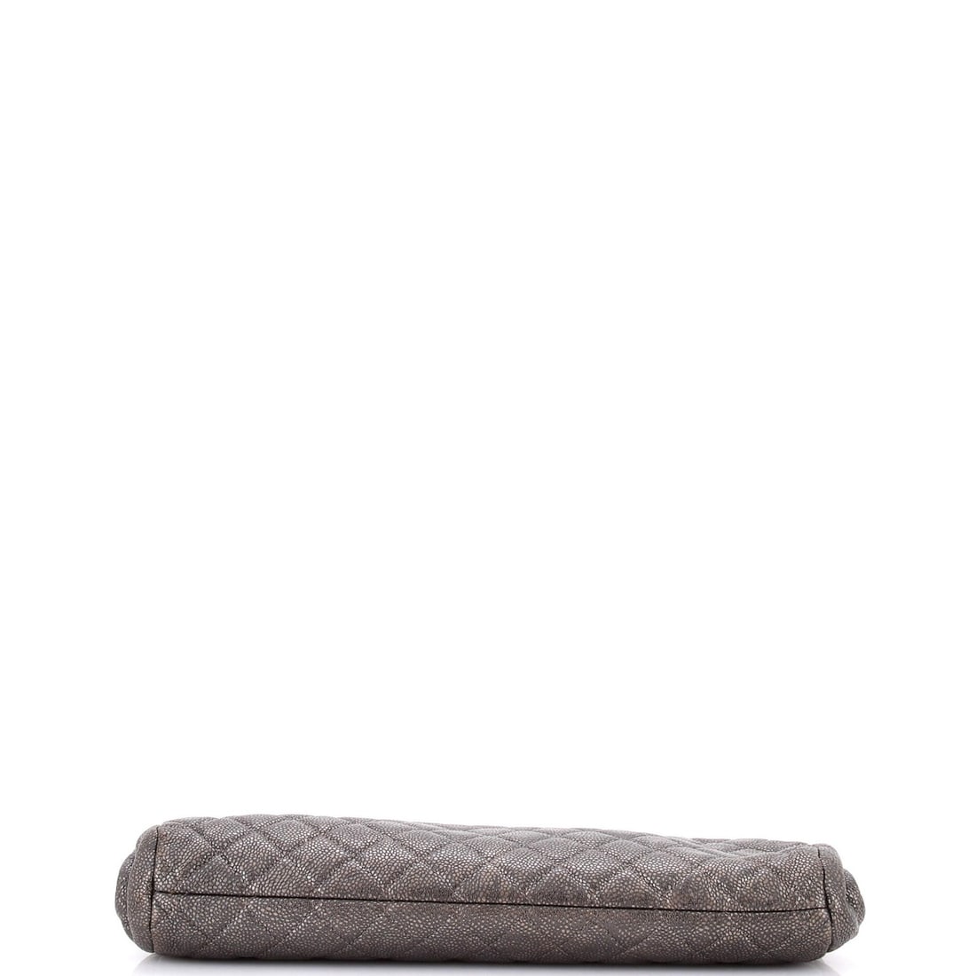 Large Chanel CC Frame Clutch Quilted Caviar - 4