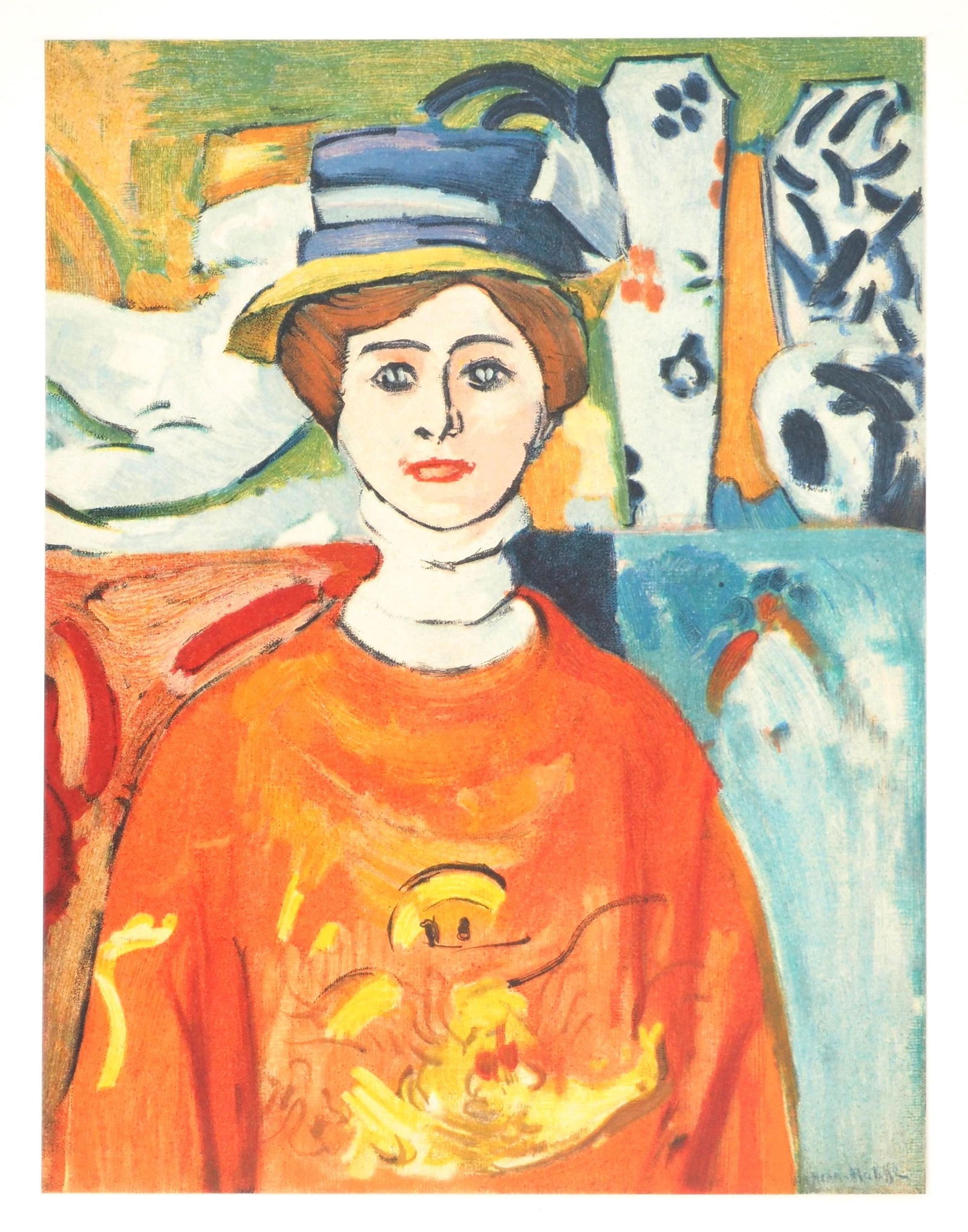 Lithograph - Henri Matisse - Mlle X - Portraits par Henri Matisse - 5