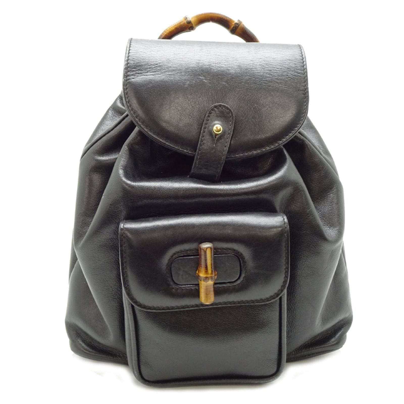 Bamboo - Gucci Backpack Leather (1 of 10)