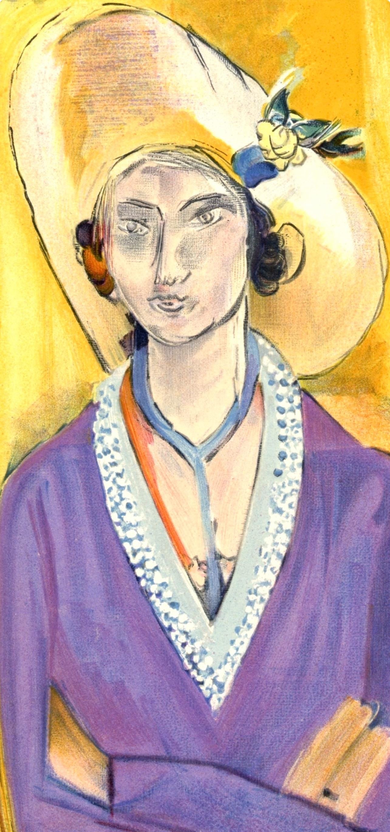 Lithograph - Henri Matisse - Mademoiselle L.L. - Portraits par Henri Matisse - 2