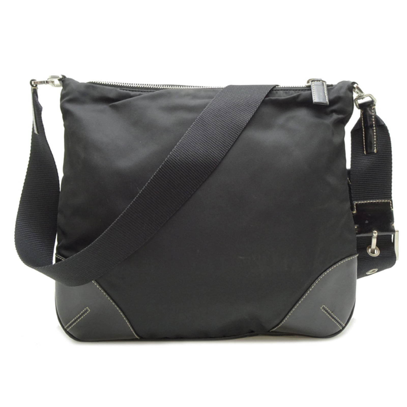 Leather - Prada Shoulder Bag Nylon - 2
