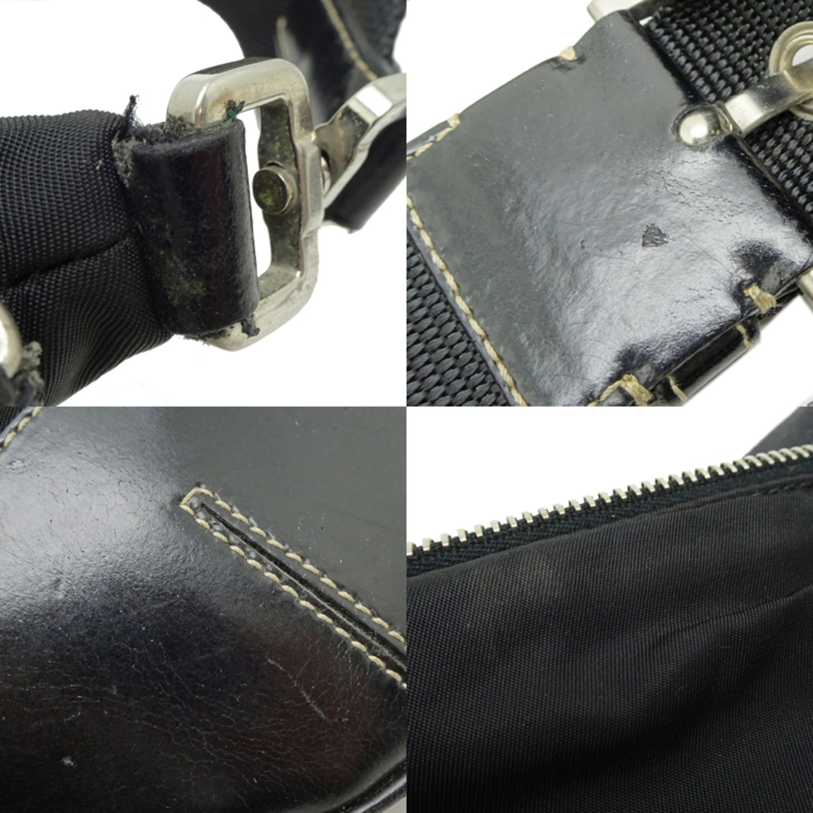 Leather - Prada Shoulder Bag Nylon - 8