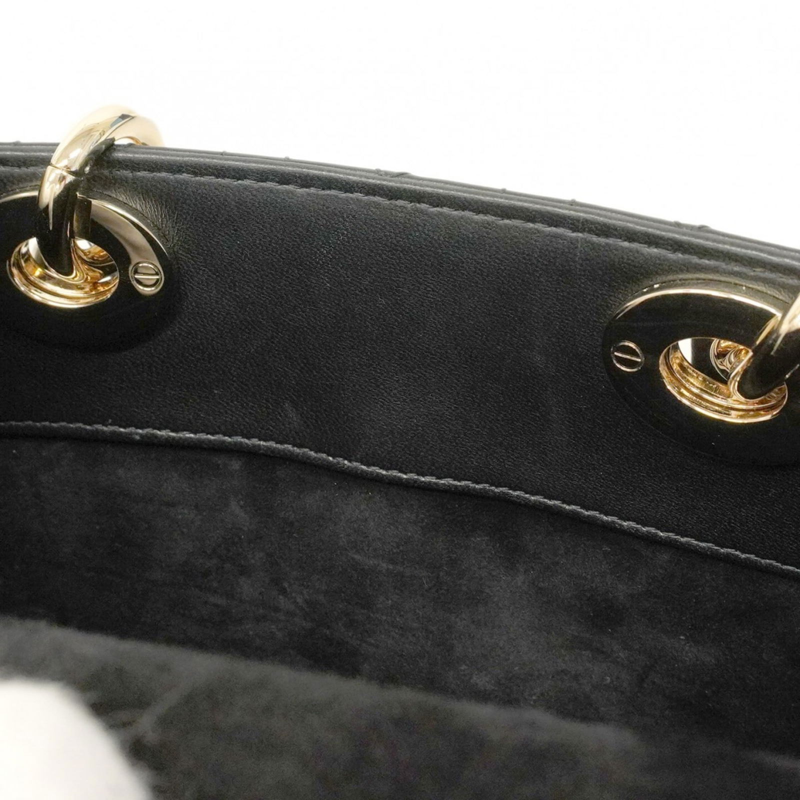 Leather Christian Dior Handbag - 8