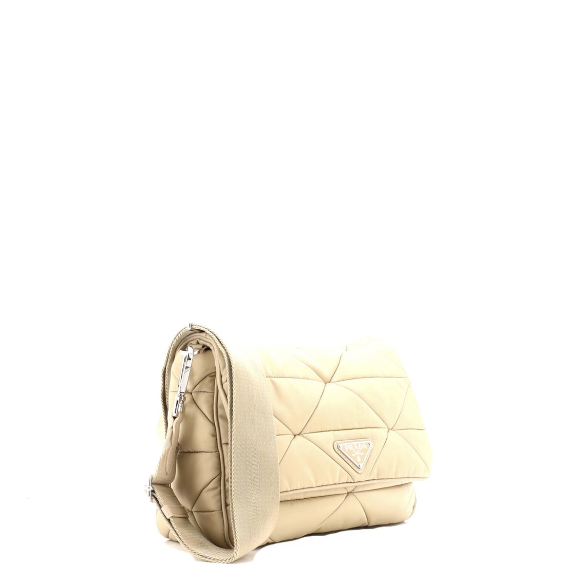 Tessuto Prada Padded Flap Shoulder Bag Quilted - 3