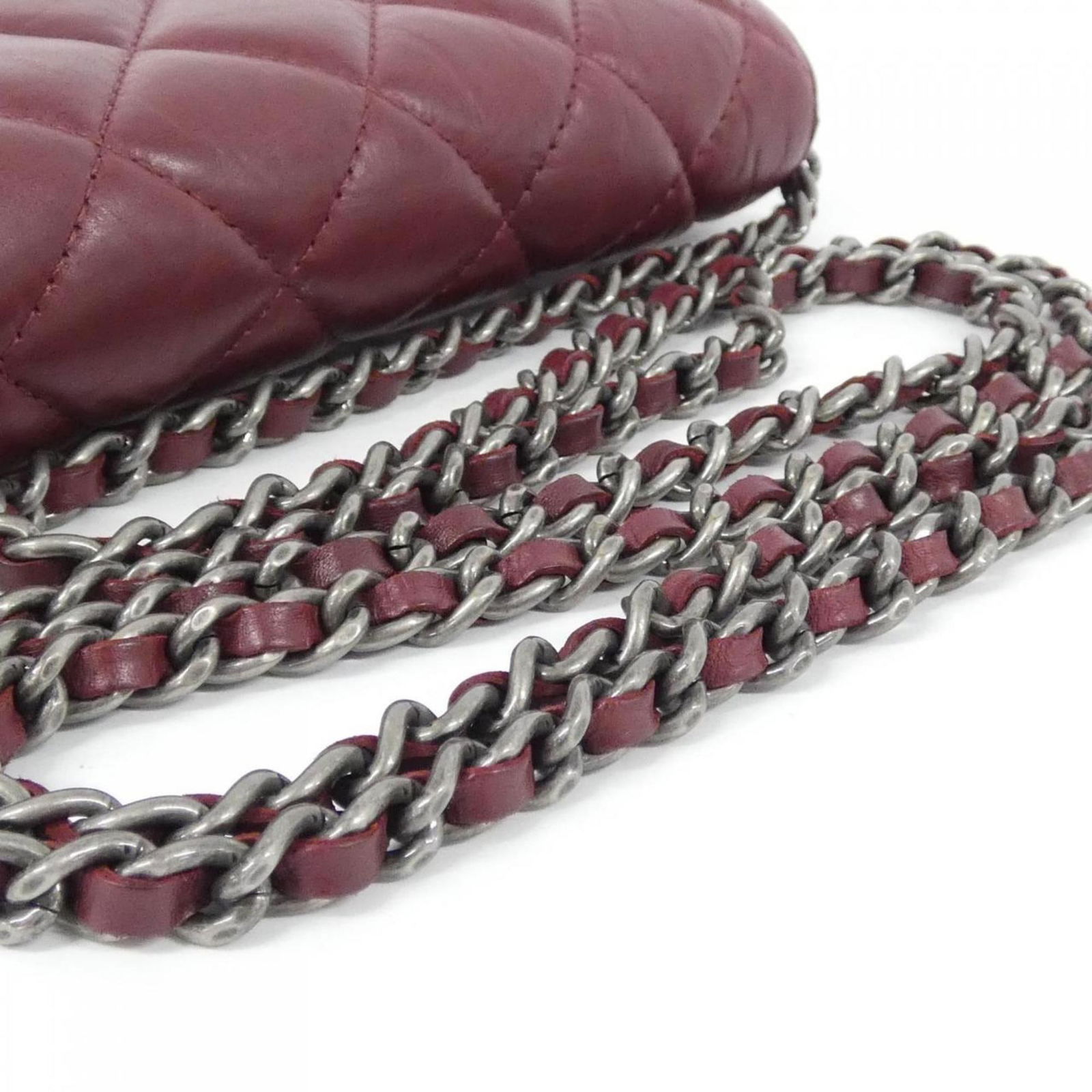 Leather Chanel Chain/ Shoulder Wallet - 4