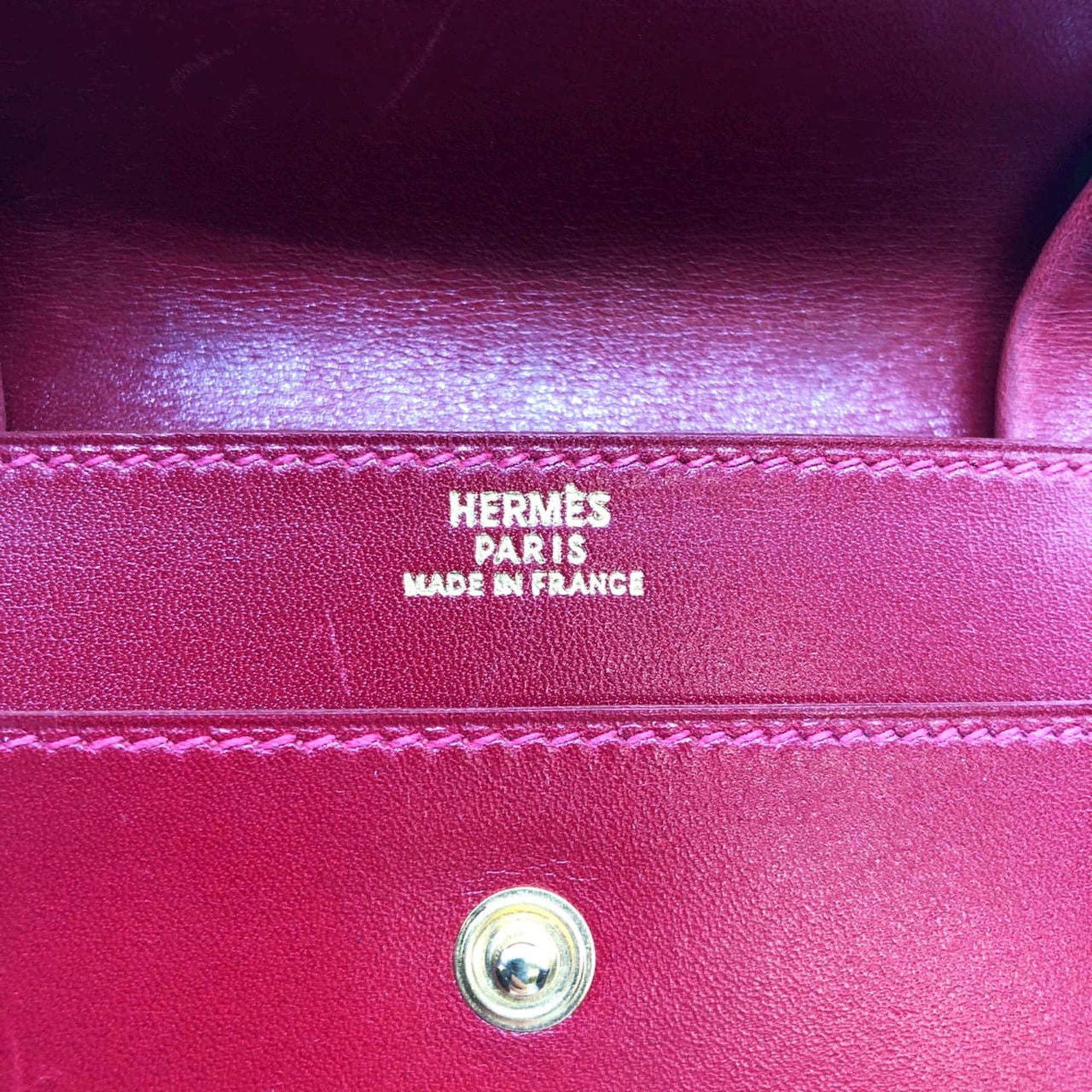 Leather Hermes Coin Purse/ Coin Case - 11