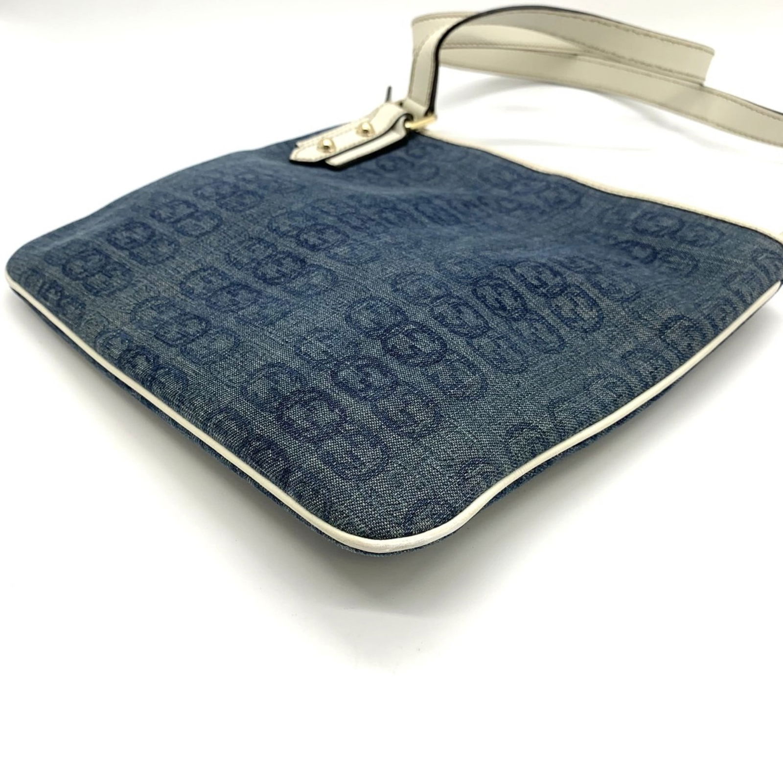 Denim Gucci Shoulder Bag - 5
