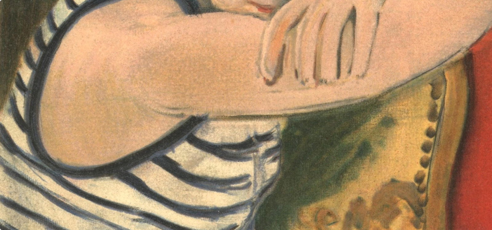 Lithograph - Henri Matisse - Madame L.D. Les Yeux Bleus - Portraits par Henri Matisse - 4