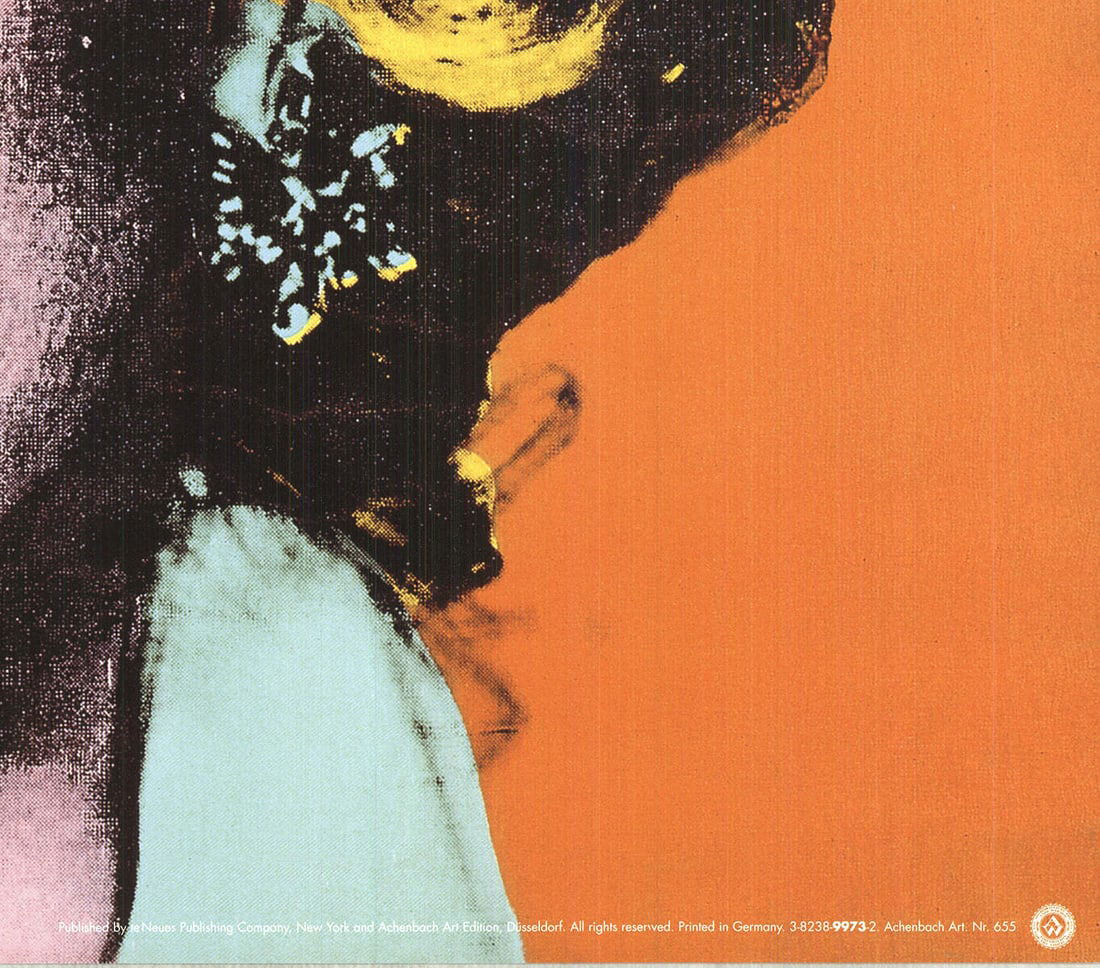 Orange ANDY WARHOL Marilyn Orange (sm) 25.5" x 25.5" Poster 1995 Pop Art Yellow - 4
