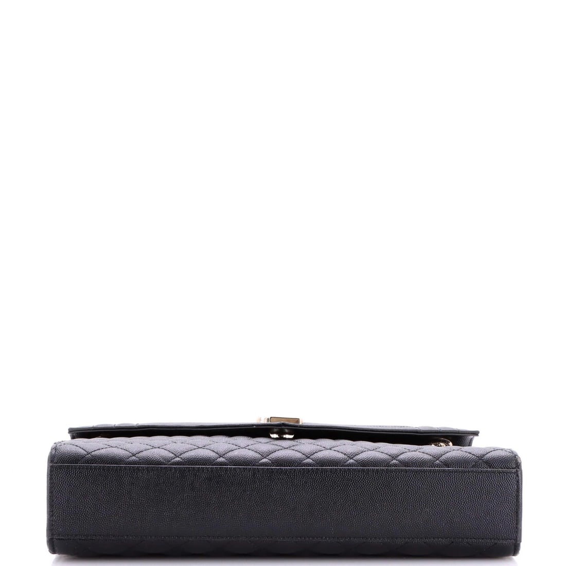 Large Saint Laurent Classic Monogram Envelope Satchel Mixed Matelasse Leather - 4