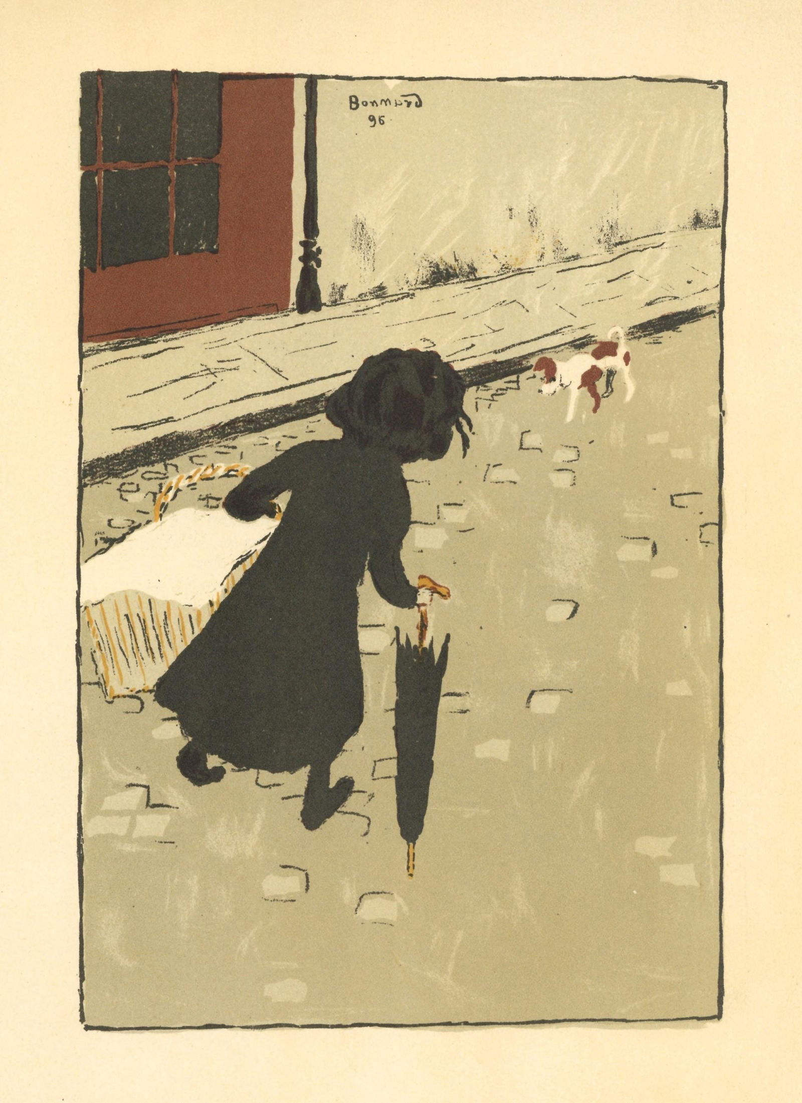 Lithograph - Pierre Bonnard - La Petite Blanchisseuse - Bonnard Lithographe - 5