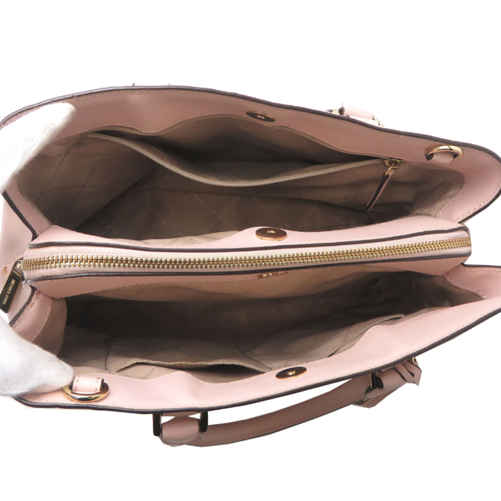 Leather Michael Kors Handbag - 6