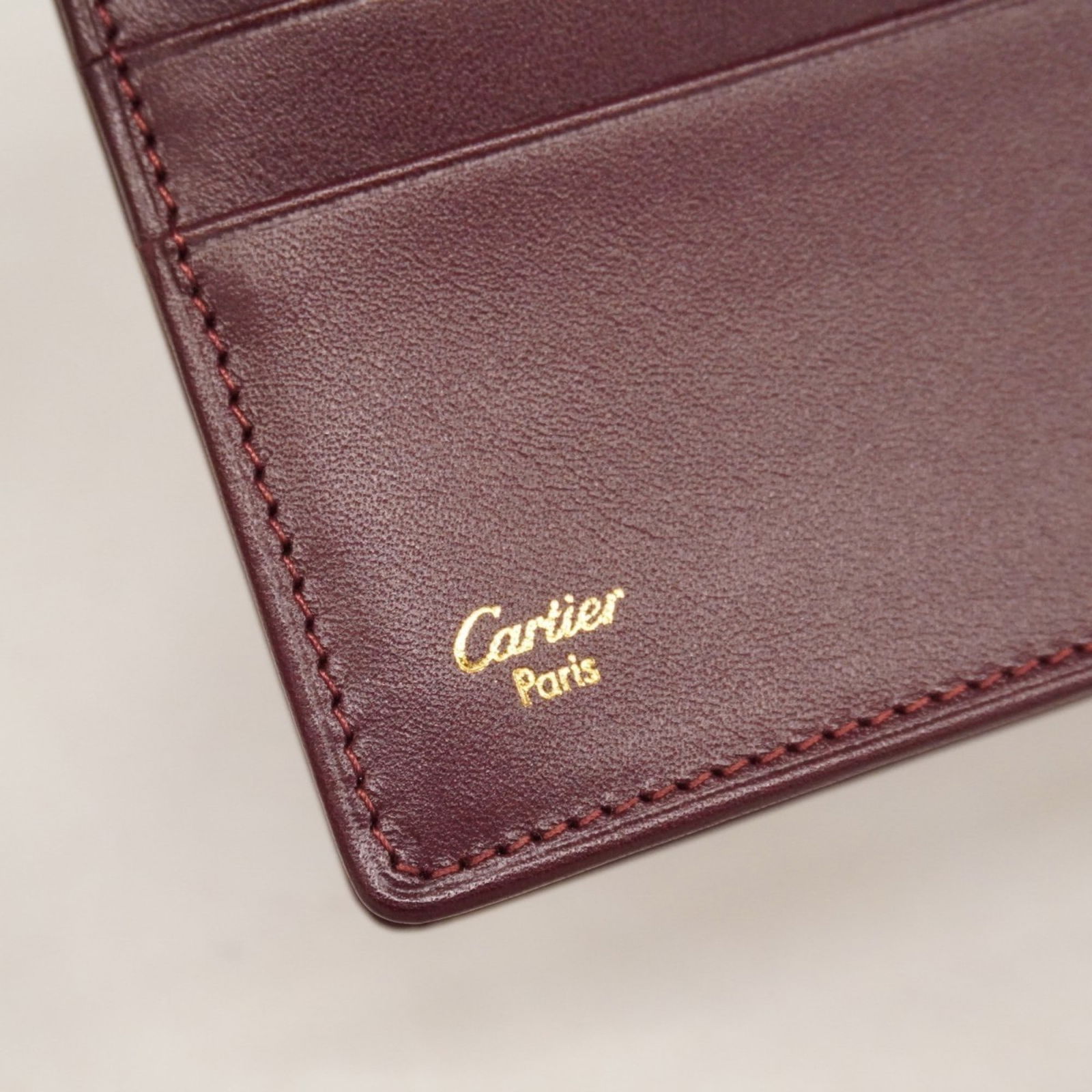 Leather Cartier Long Wallet (Bi-Fold) - 4