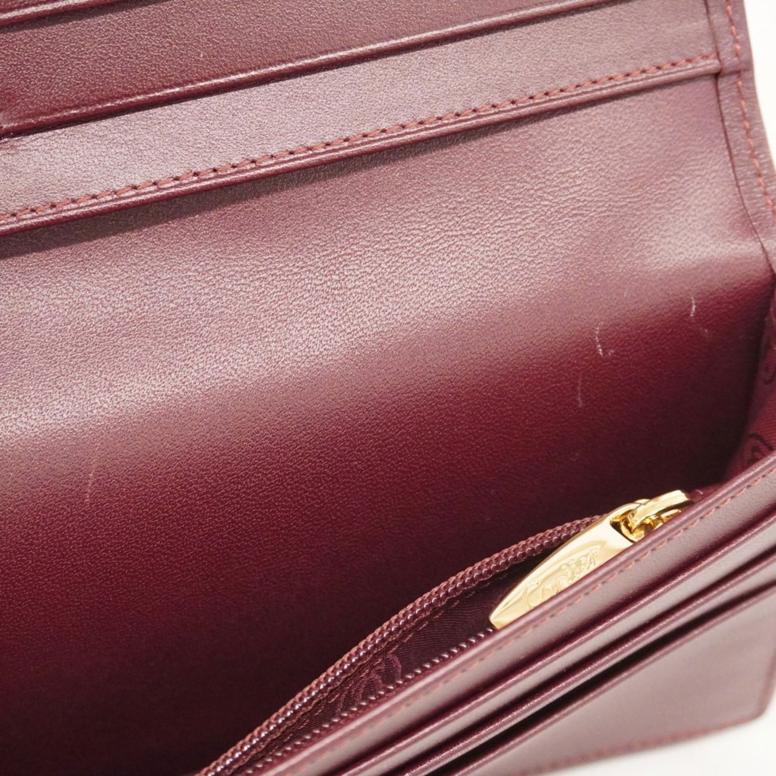 Leather Cartier Long Wallet (Bi-Fold) - 5