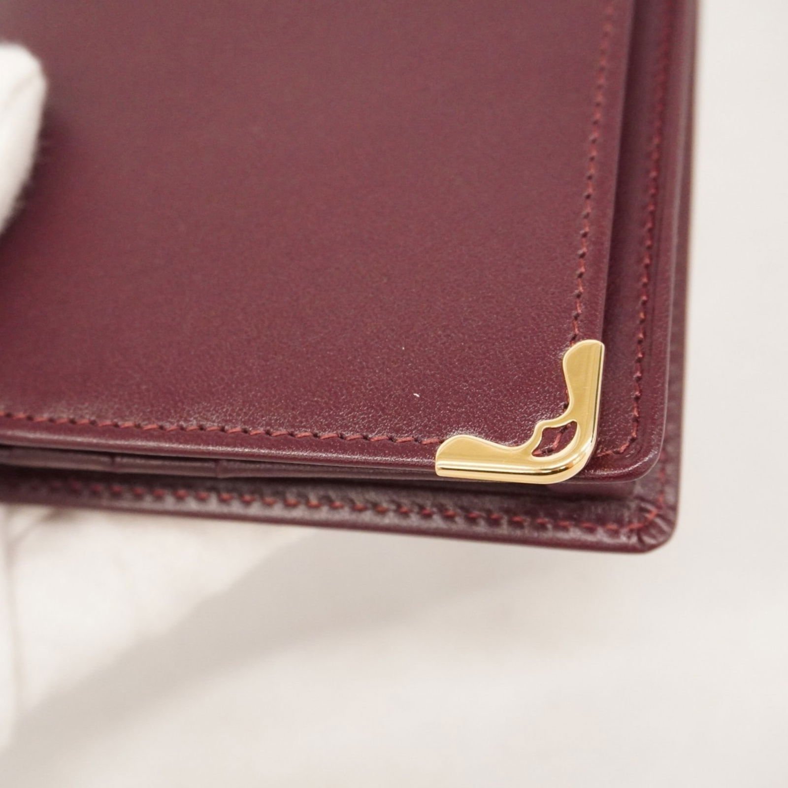 Leather Cartier Long Wallet (Bi-Fold) - 6