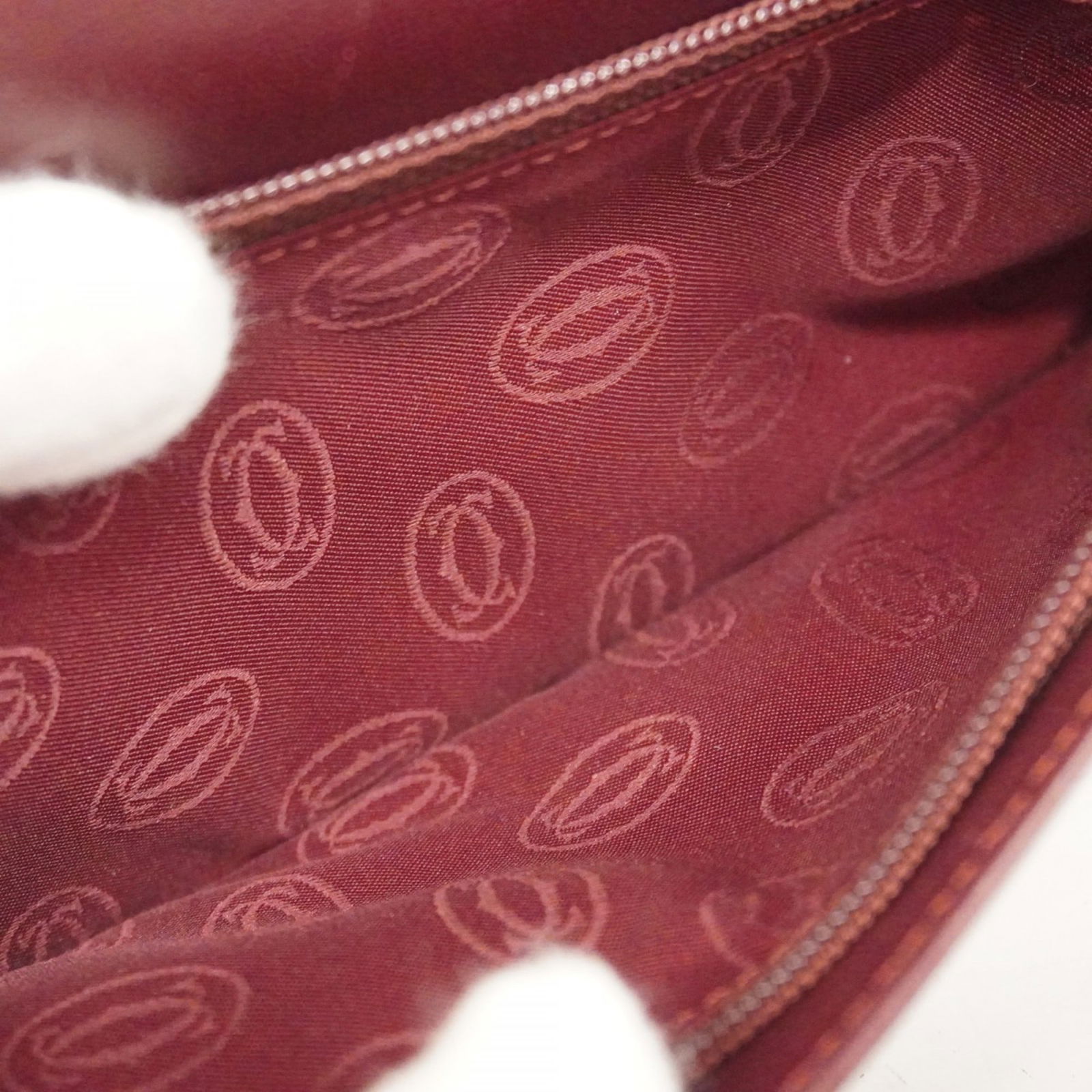 Leather Cartier Long Wallet (Bi-Fold) - 7