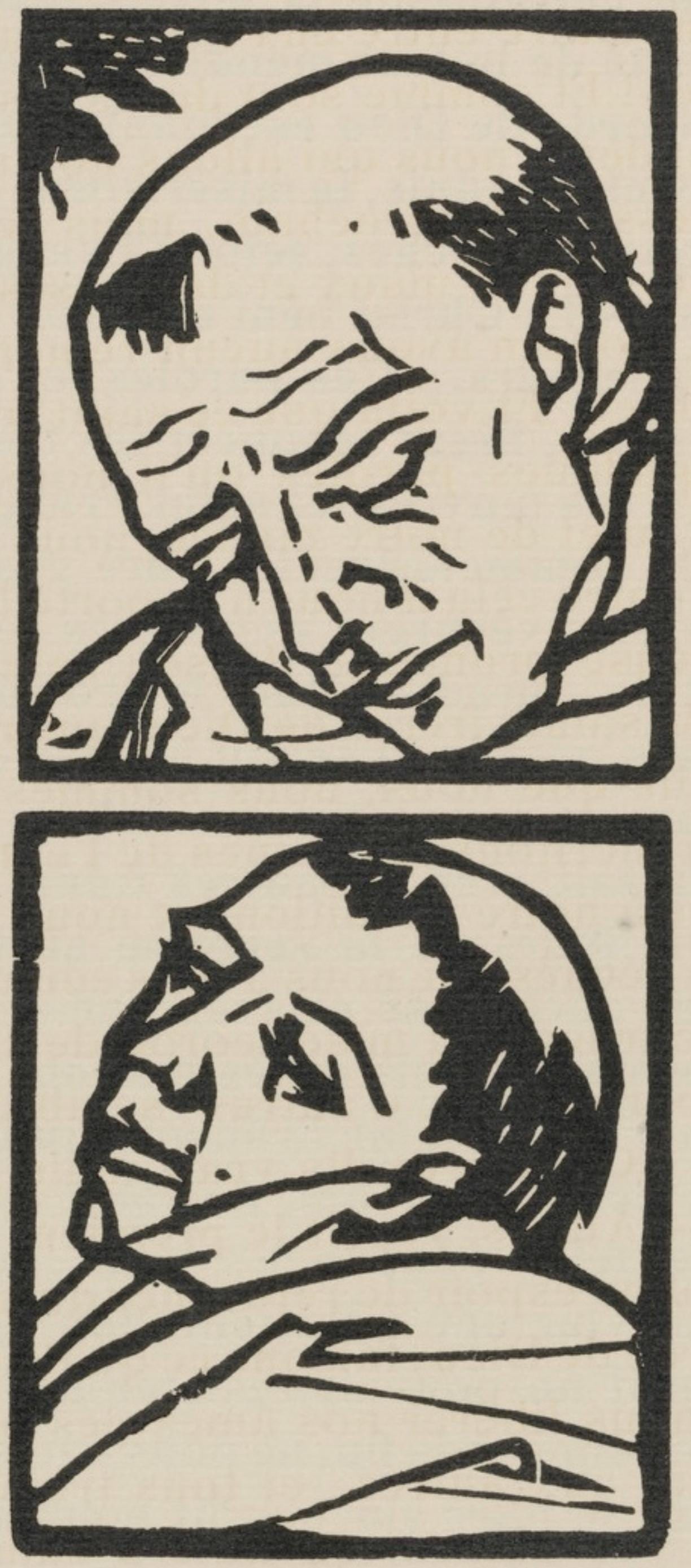 Woodcut - mile Bernard - Composition (Morane - No. 100) - Les Petites Fleurs de St. Franoise - 2