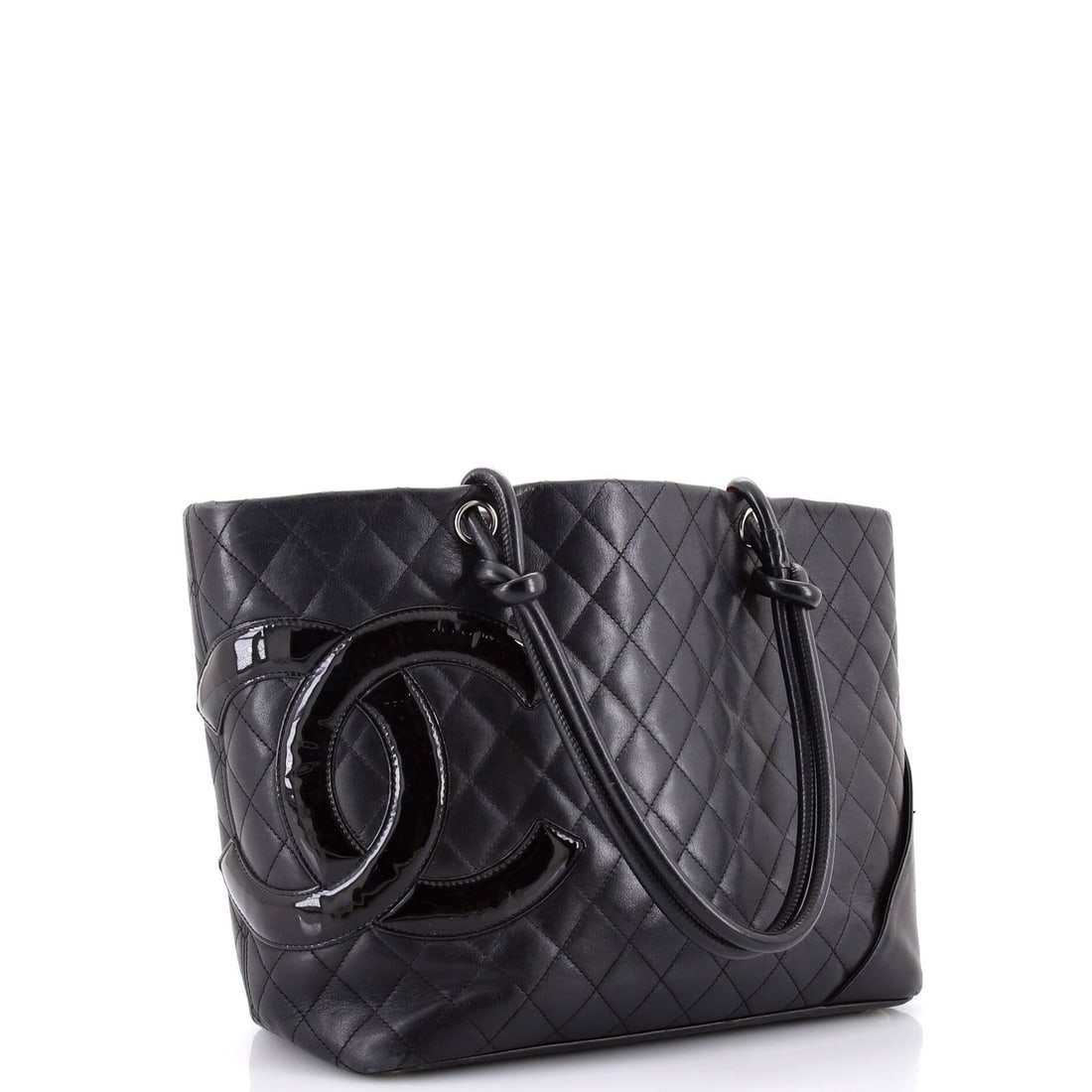 Large Chanel Cambon Tote Quilted Leather - 2