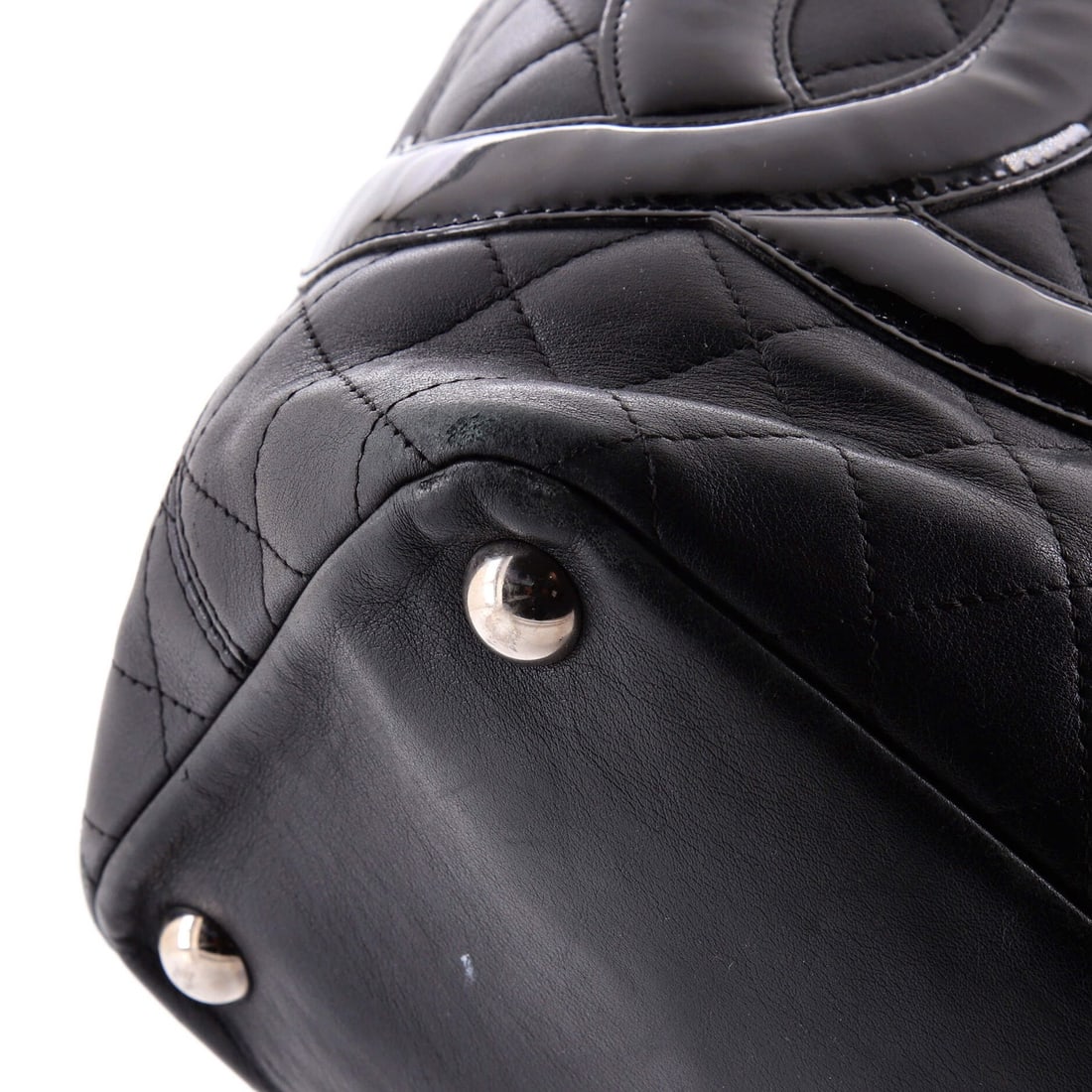 Large Chanel Cambon Tote Quilted Leather - 6