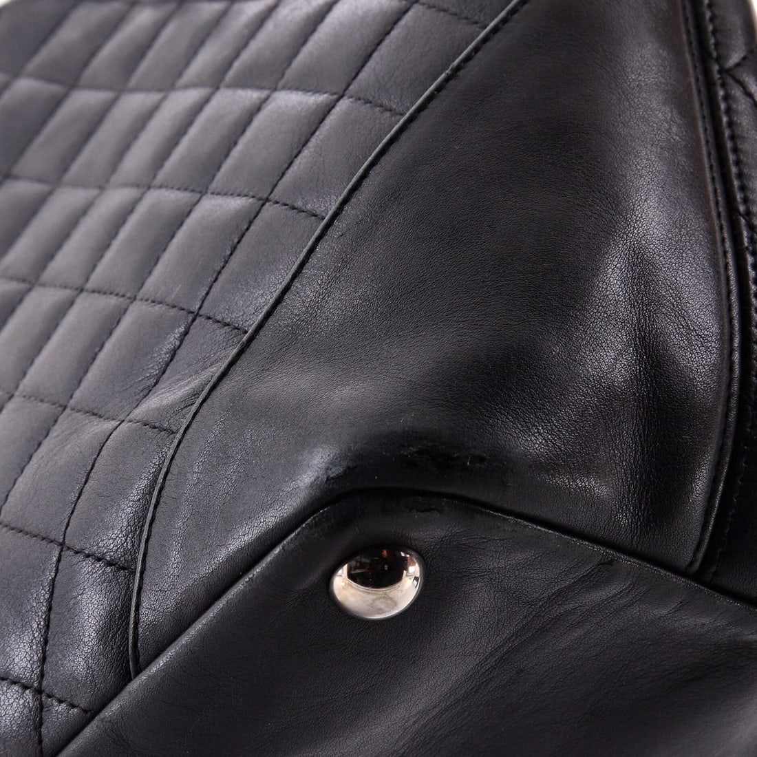 Large Chanel Cambon Tote Quilted Leather - 7