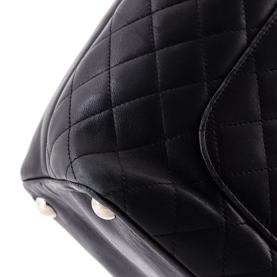 Large Chanel Cambon Tote Quilted Leather - 8