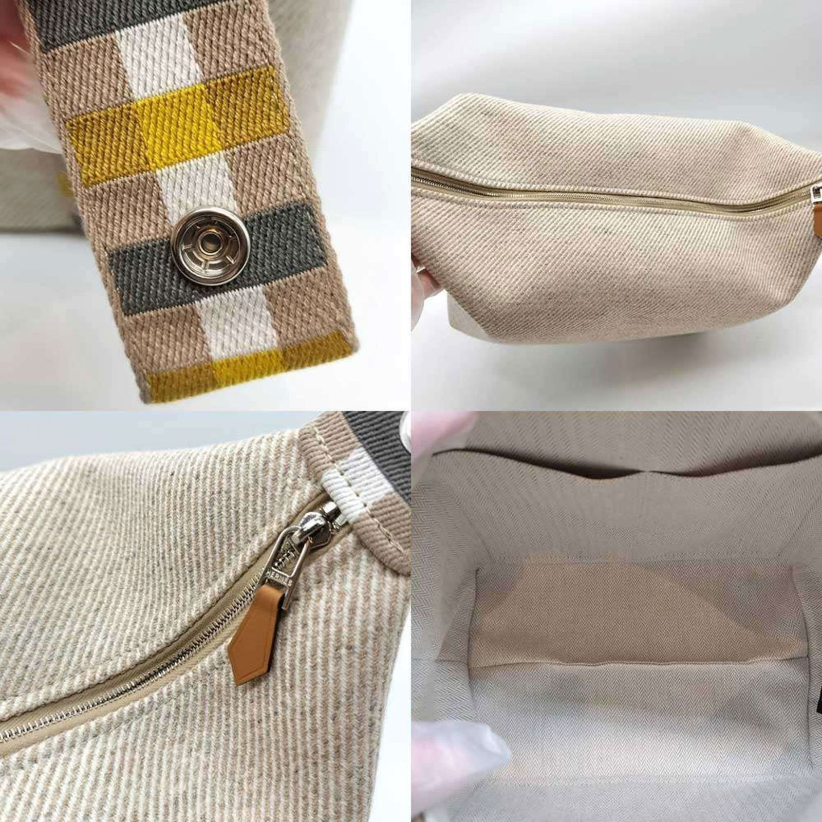 Pouch Canvas - Hermes Handbag - 4