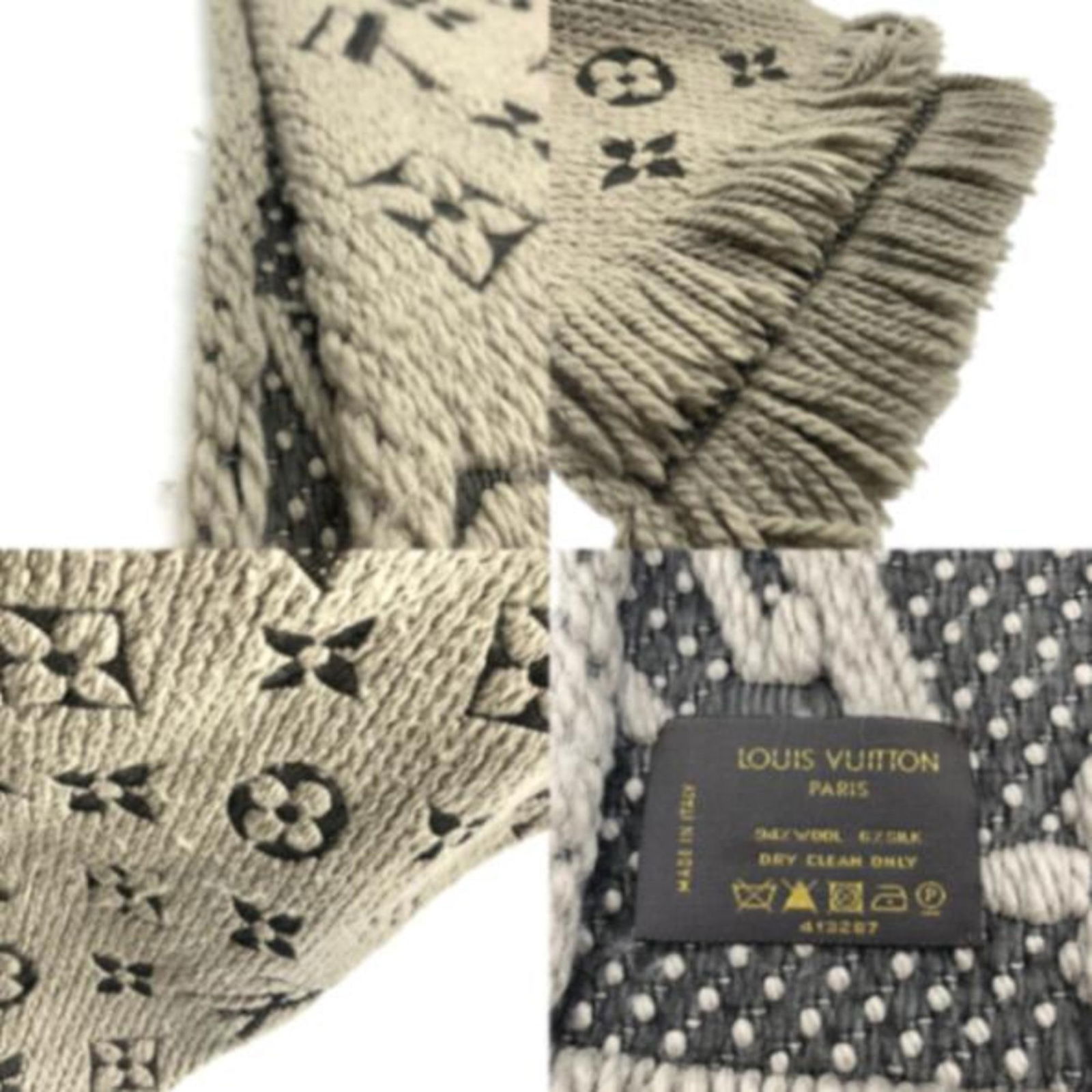 Silk 6% - Louis Vuitton Stole Wool 94% - 4