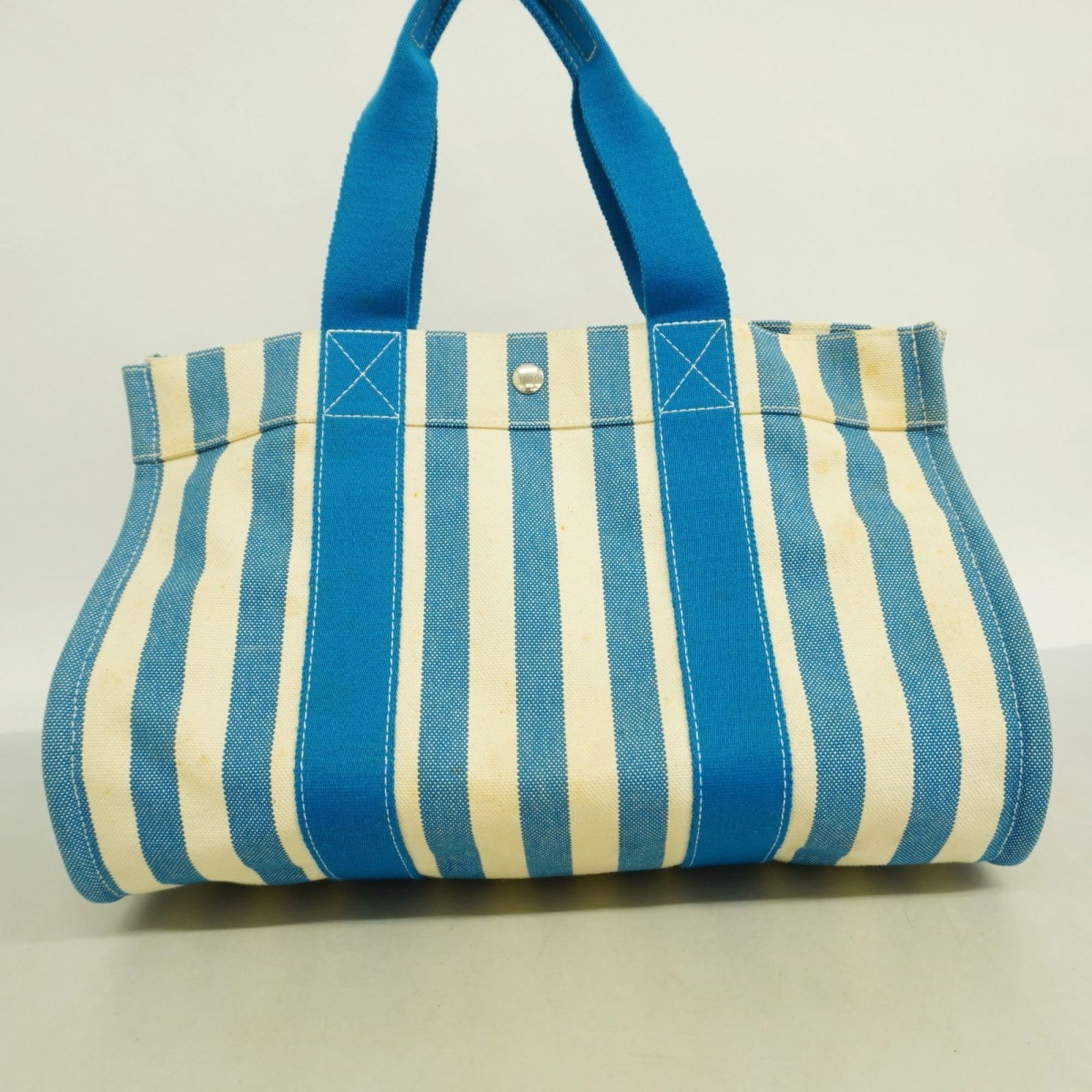 Canvas Hermes Tote Bag - 12