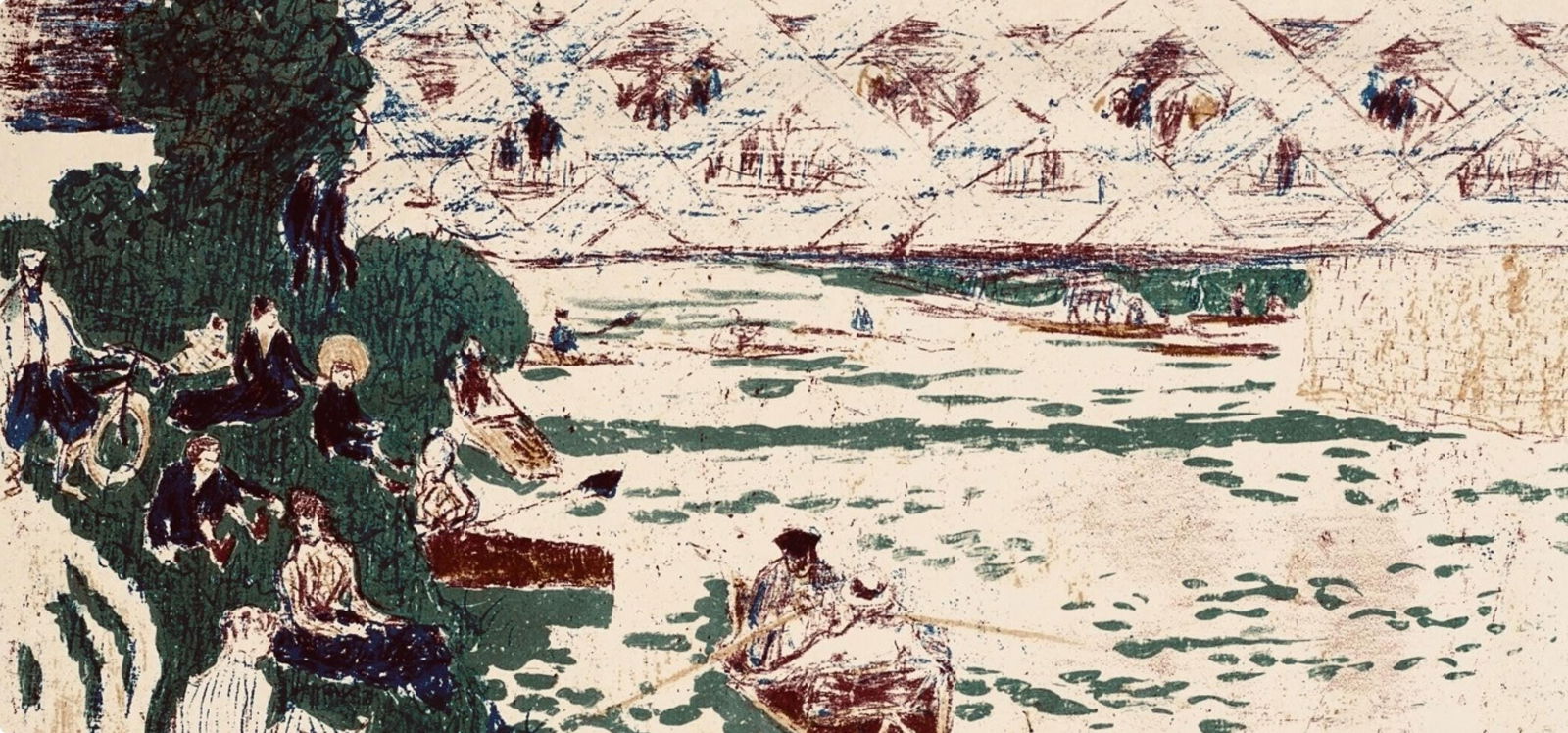 Lithograph - Pierre Bonnard - La Canotage - Bonnard Lithographe - 3
