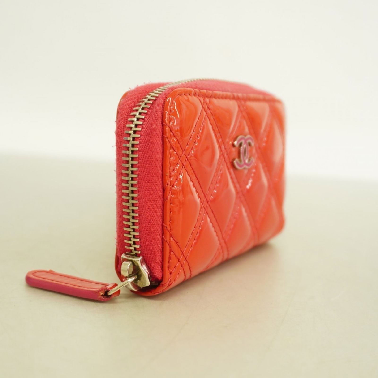 Leather Chanel Coin Purse/ Coin Case Patent - 2