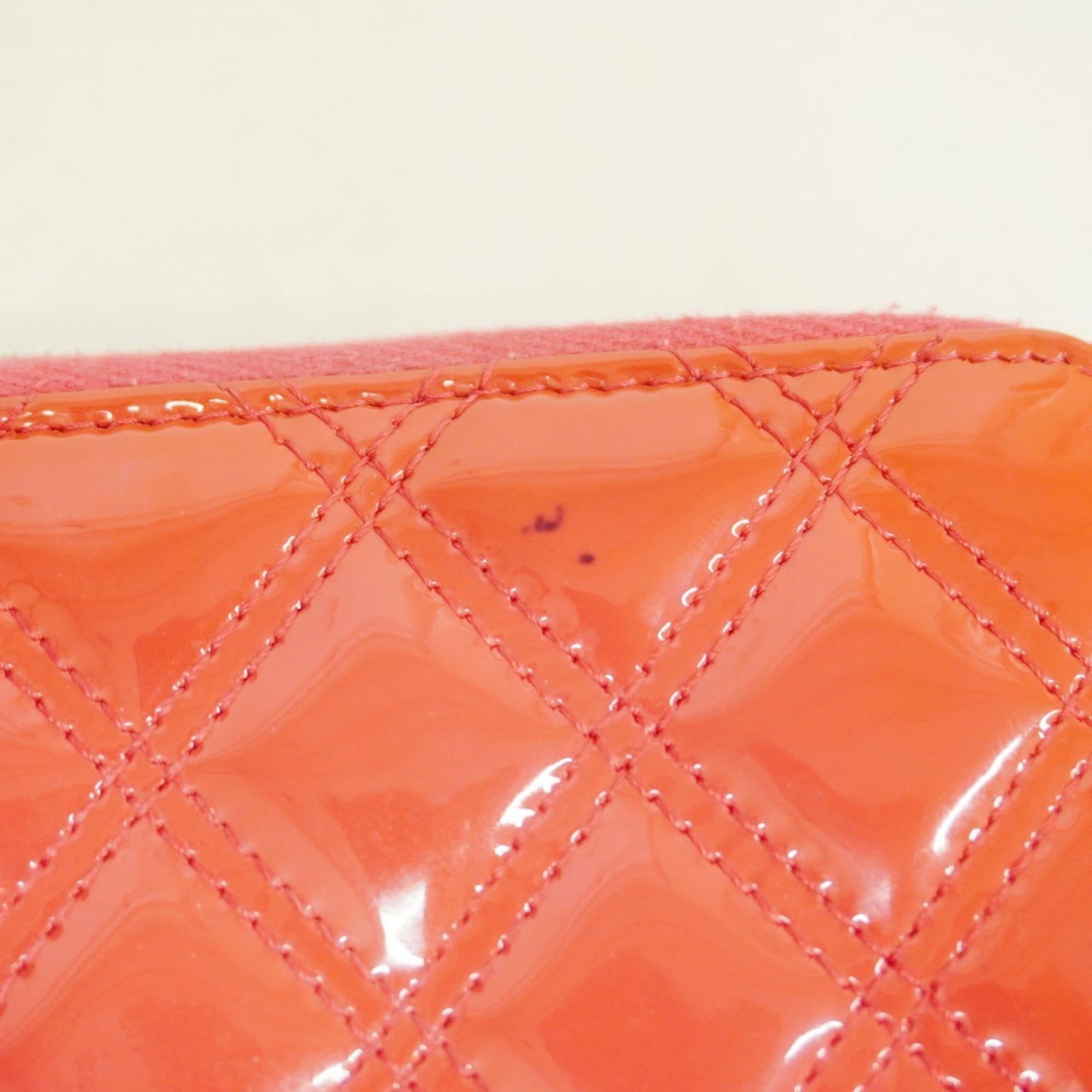 Leather Chanel Coin Purse/ Coin Case Patent - 7