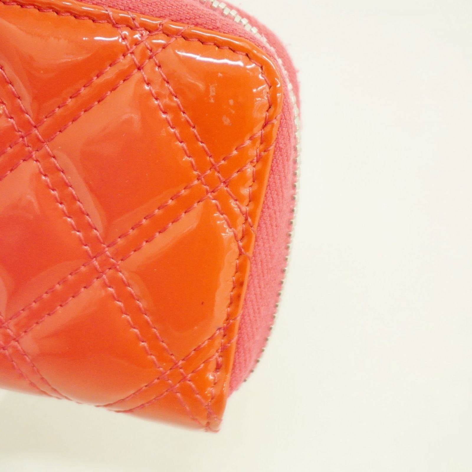 Leather Chanel Coin Purse/ Coin Case Patent - 9