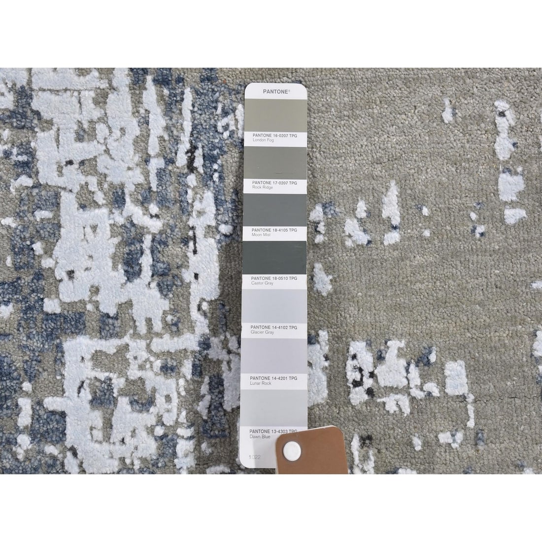 Rug 2'6"x12' Wool Runner Abstract Design Denser Weave Handmade - 3