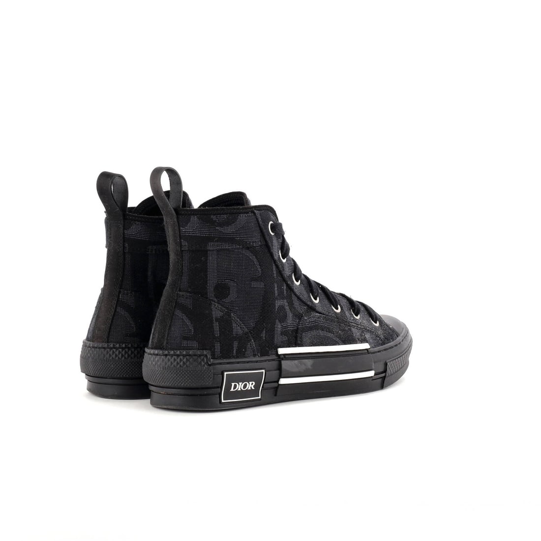 Canvas Christian Dior Men's B23 High-Top Sneakers Maxi Oblique - 3